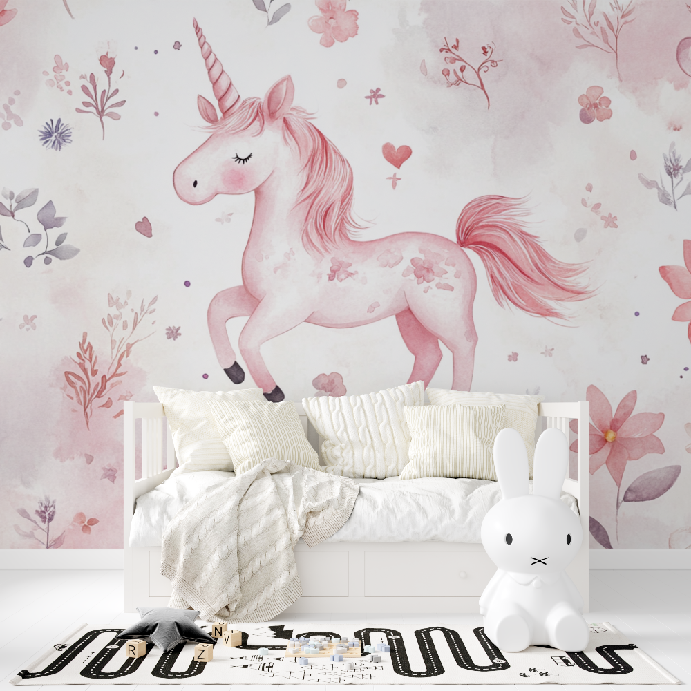 Legendary Friendship Unicorn Wallpaper | Murals Wallpaper