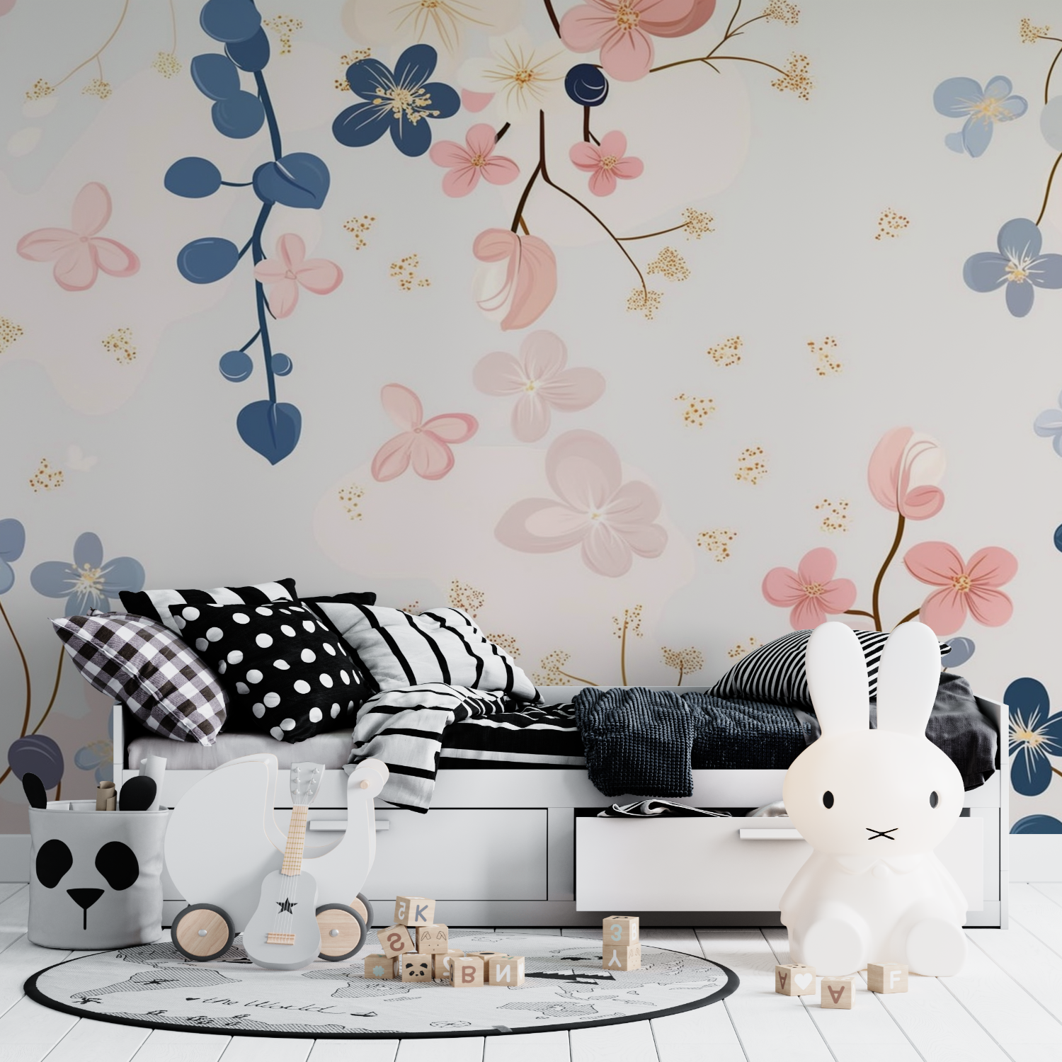 Blumenkind-Tapete | Wandtapete