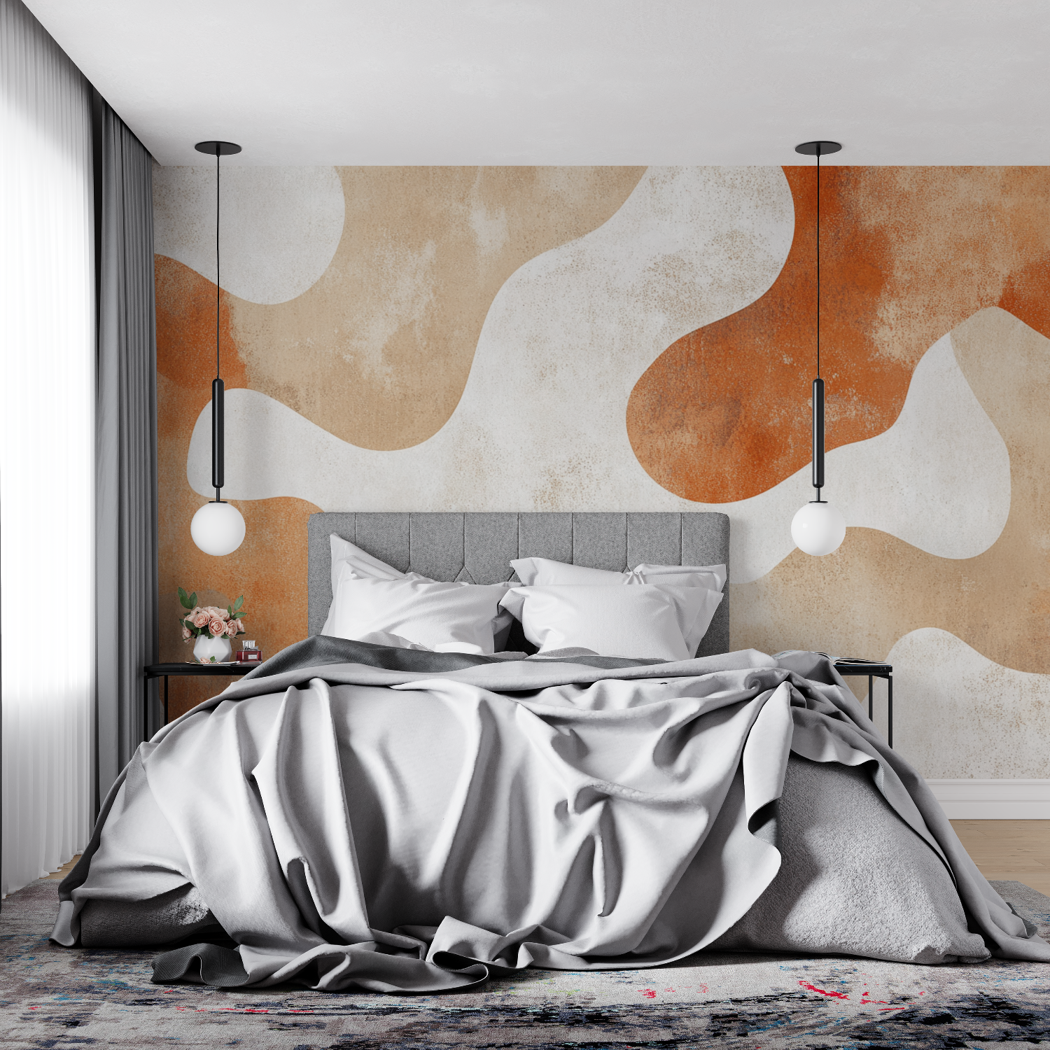 Terracotta Trend Wallpaper Panoramic | Murals Wallpaper
