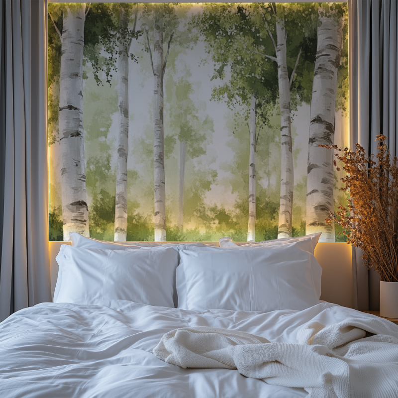 Birch Forest Tree Wallpaper | Murals Wallpaper