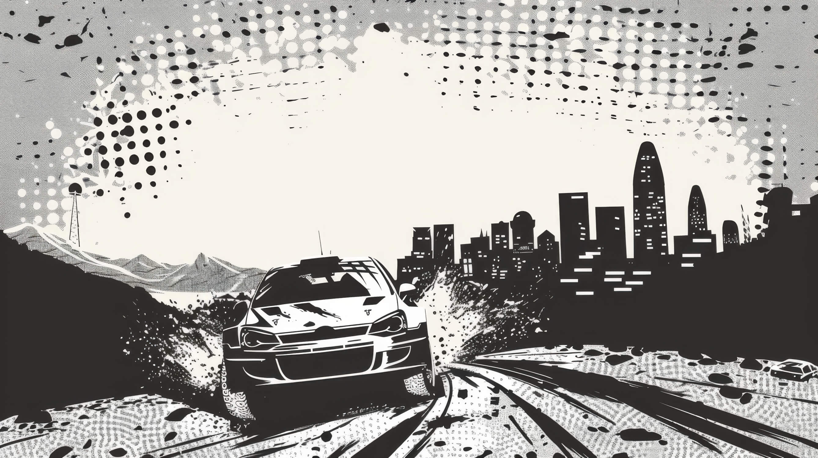 Rally Car Wallpaper for Teens | Murals Wallpaper