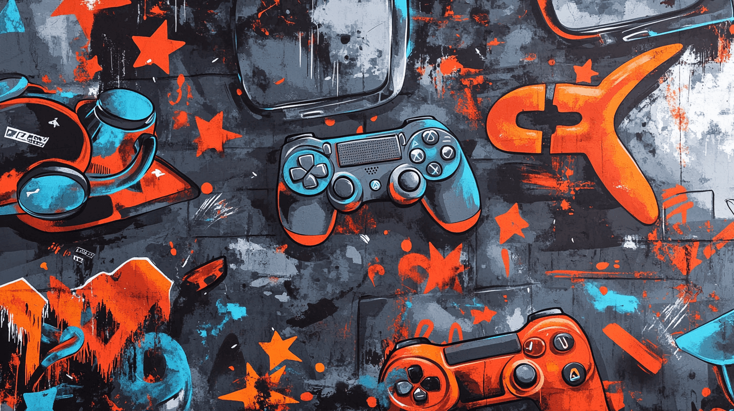 Gamer Wallpaper Gaming Controller | Murals Wallpaper