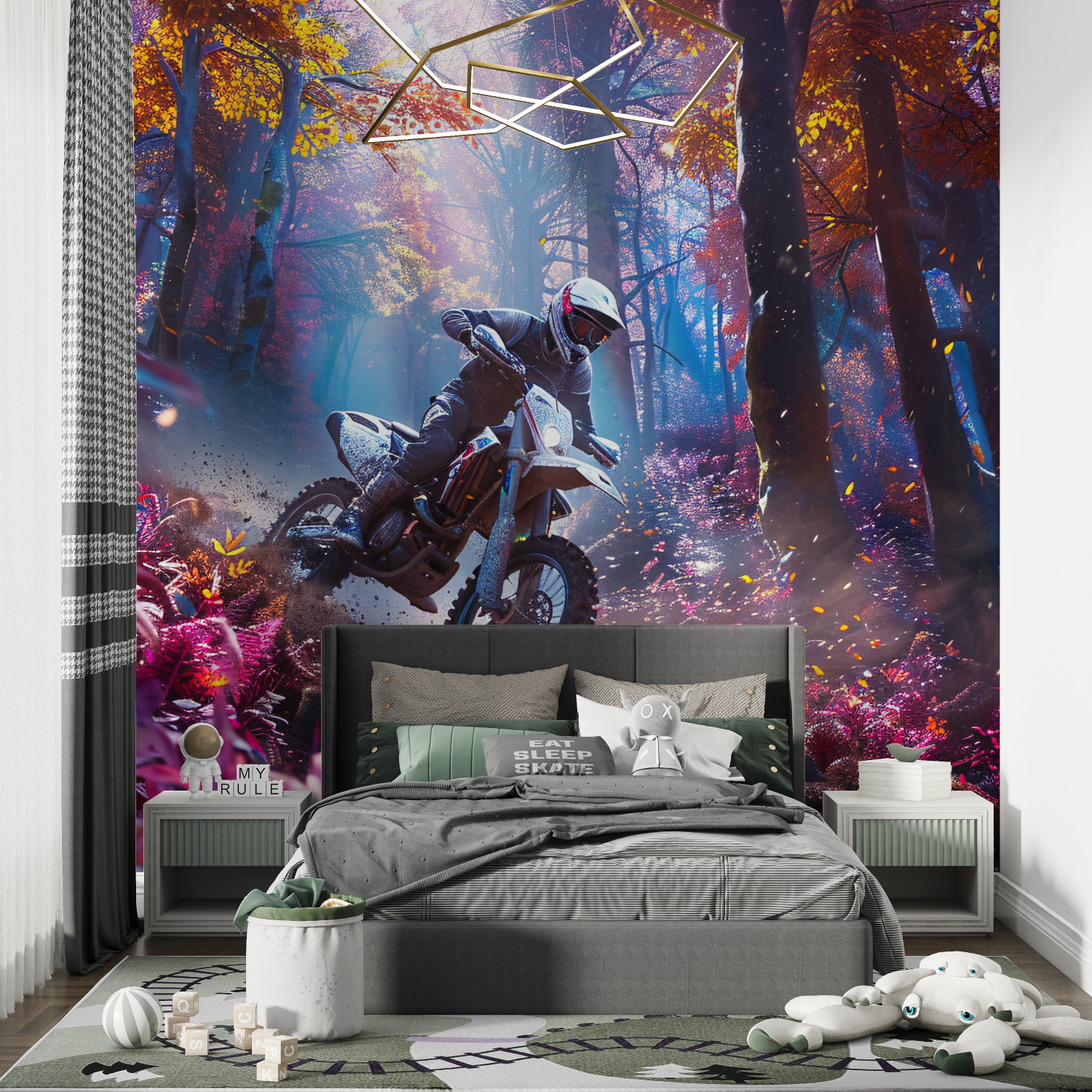Motorcycle Wallpaper Idea Decor | Murals Wallpaper