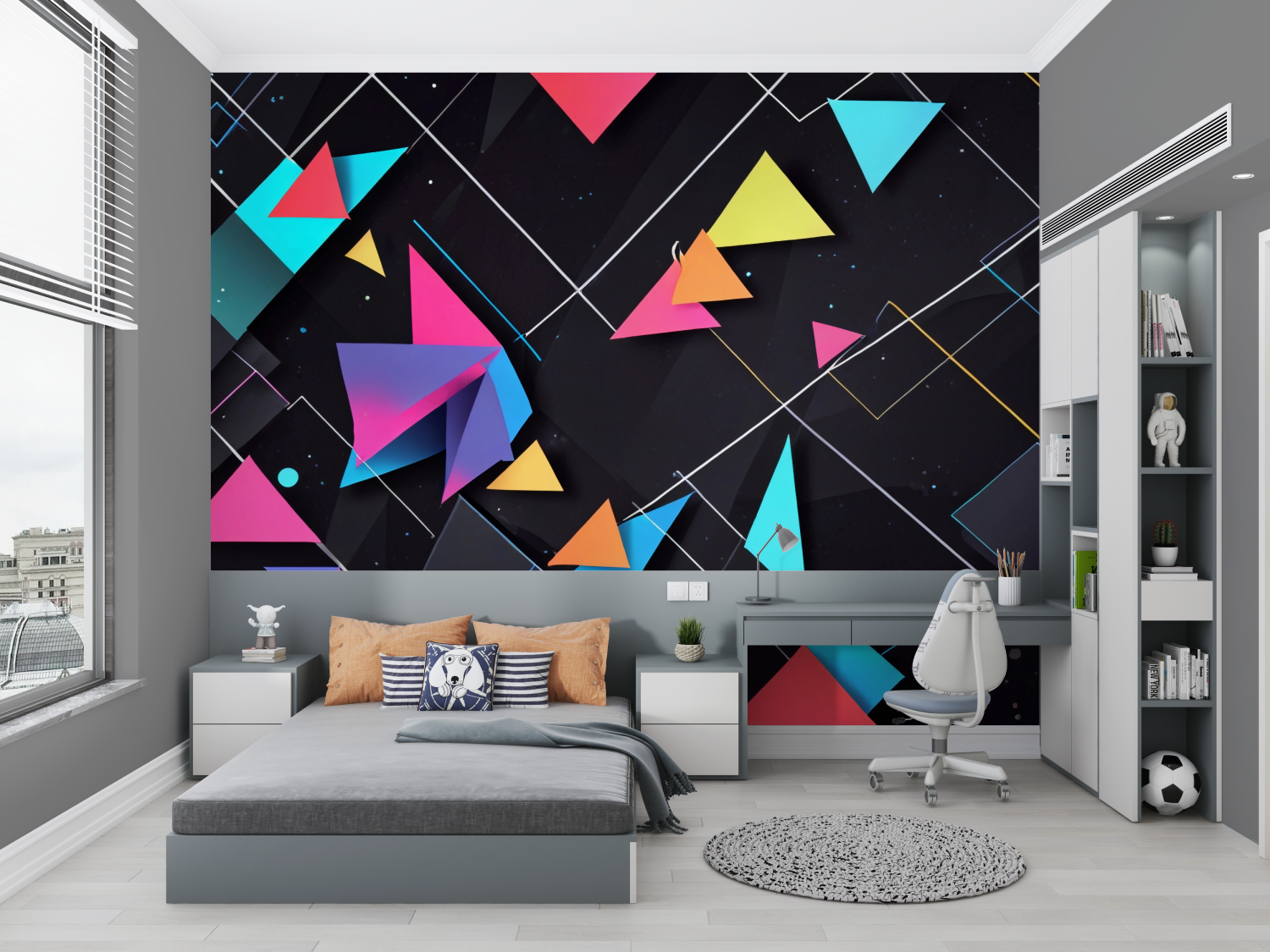 3D-Teenager-Hintergrundbild | Wandbild-Hintergrundbild