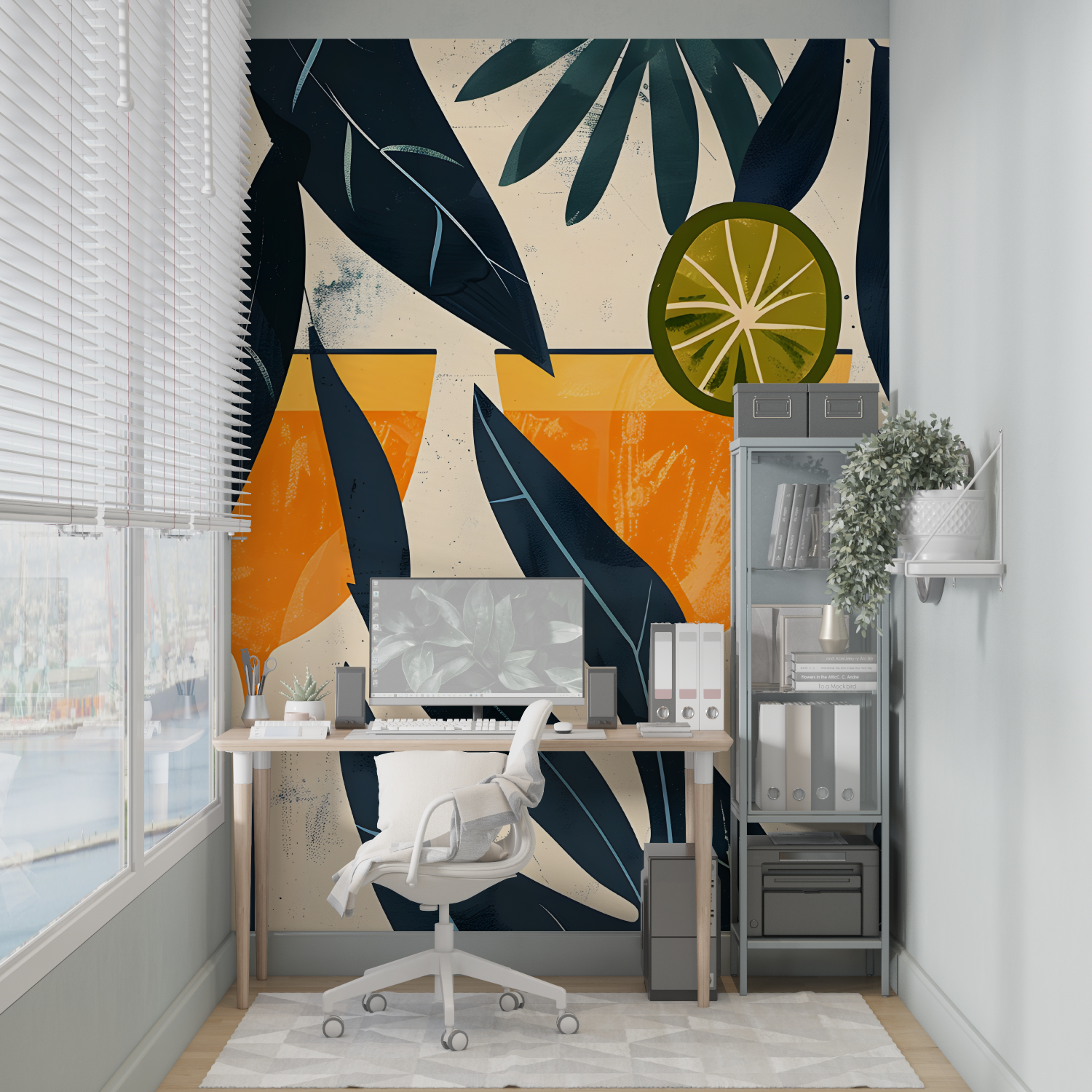 Orange Cocktail Wallpaper | Murals Wallpaper