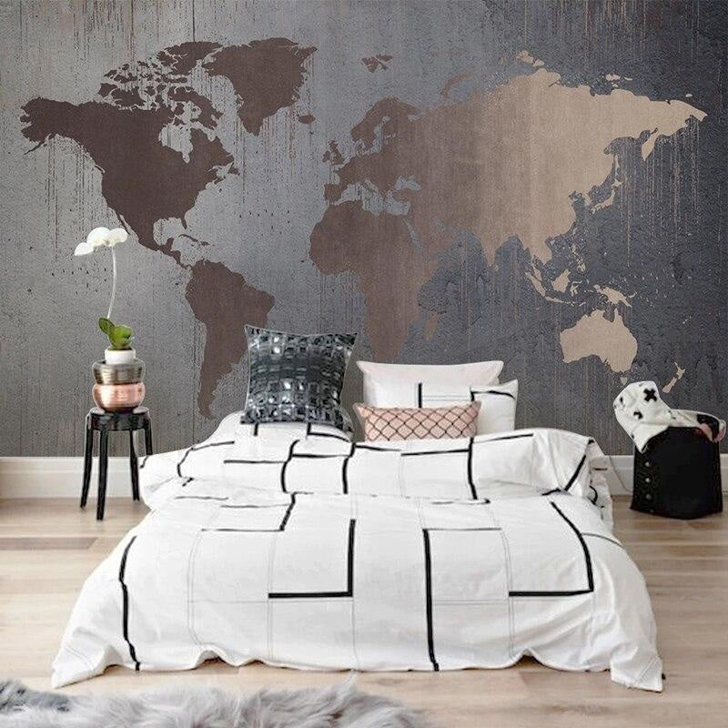 Giant World Map Wallpaper | Murals Wallpaper