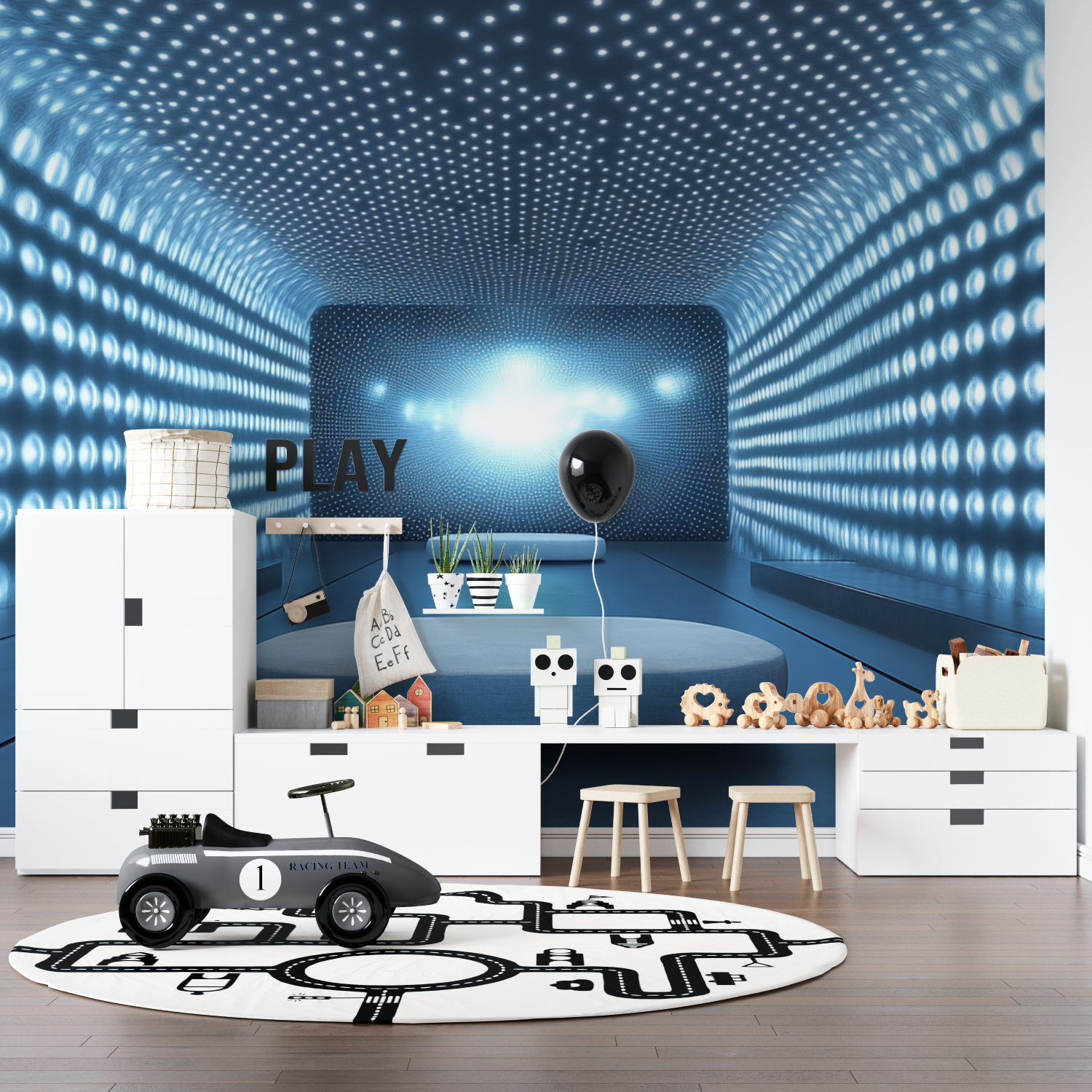 Futuristic Bedroom Wallpaper | Murals Wallpaper