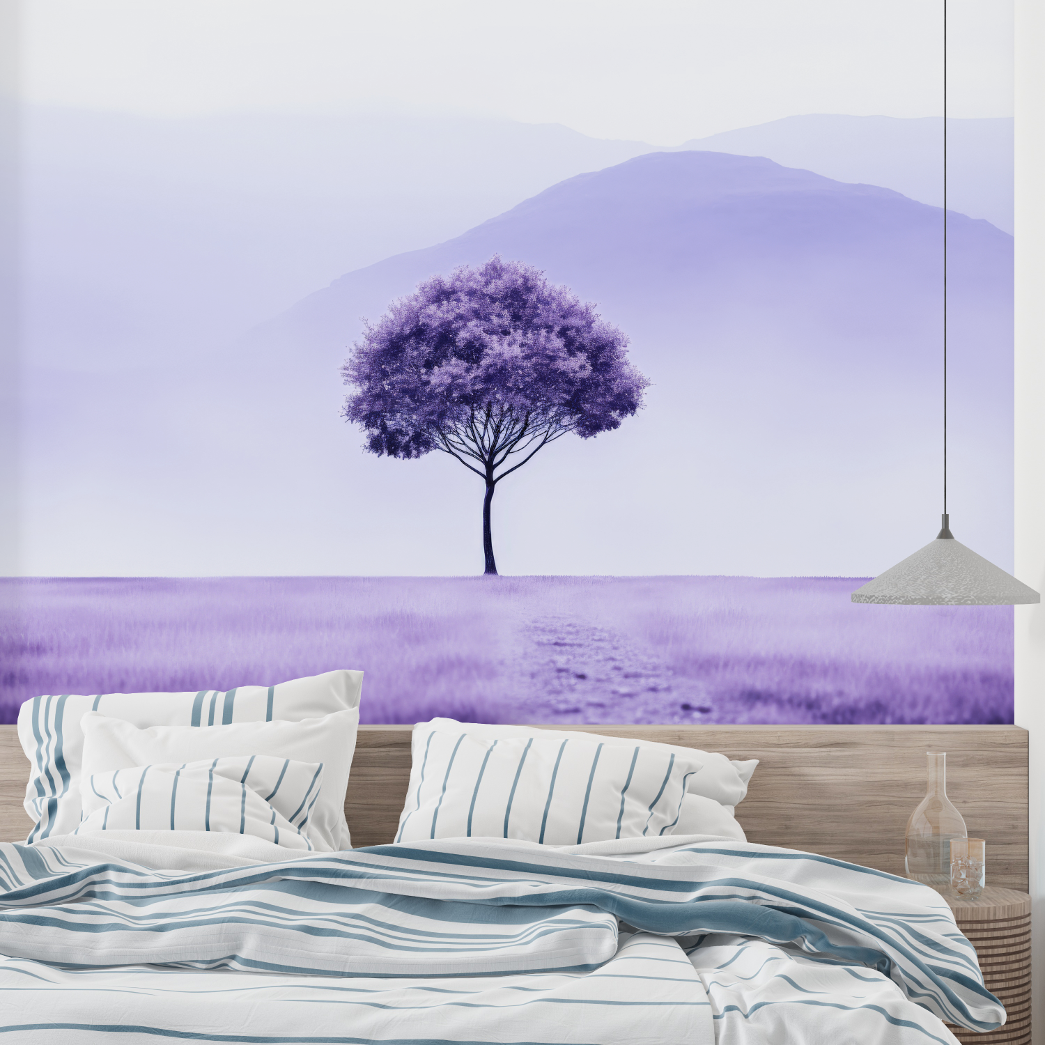 Purple Mural Wallpaper | Murals Wallpaper