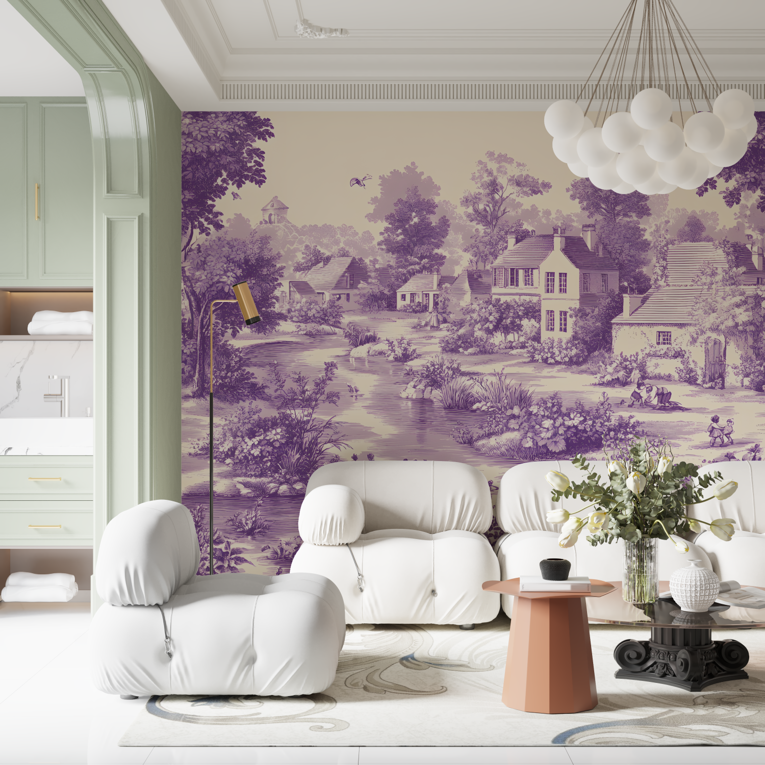 Purple Bedroom Wallpaper | Murals Wallpaper