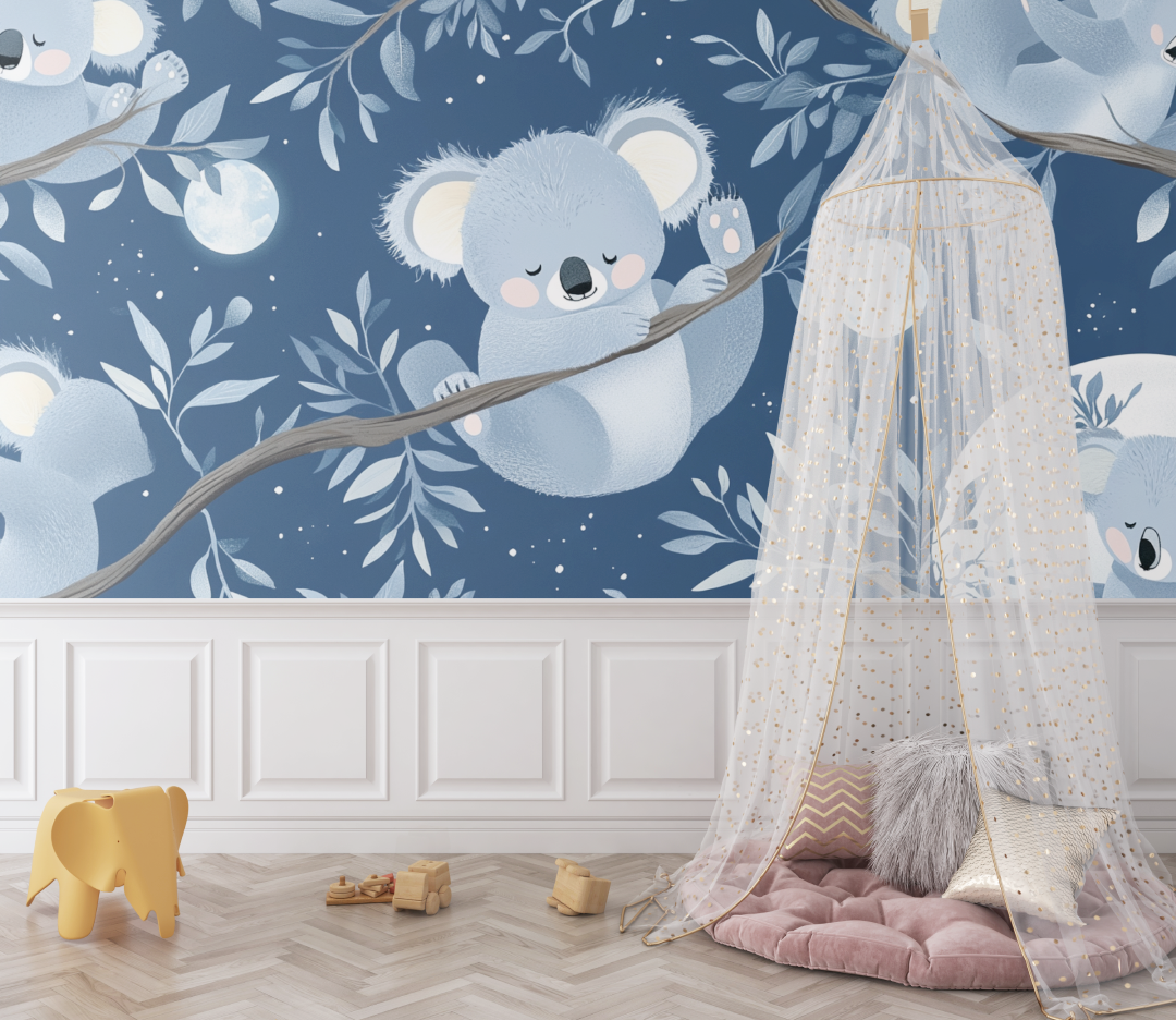 Koala Wallpaper and Moon Shadow | Murals Wallpaper