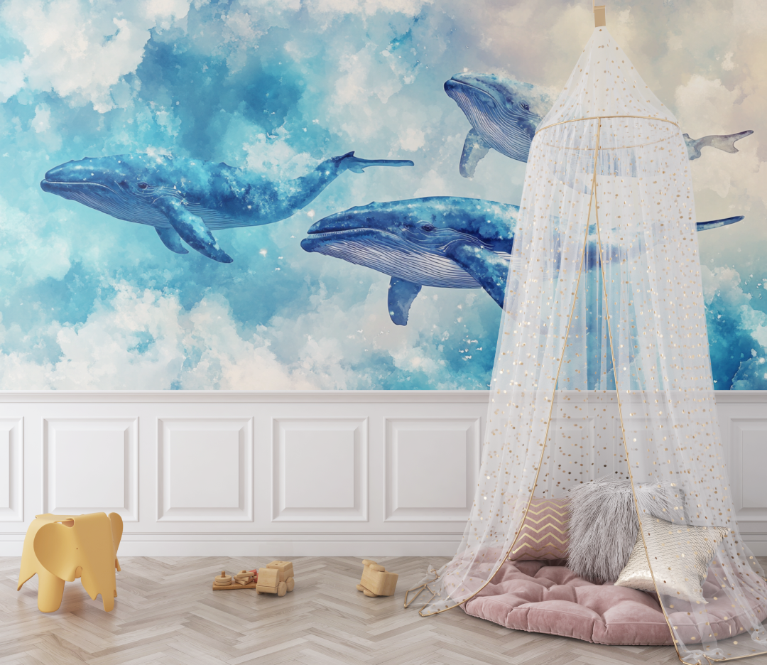 Whale Marine Wallpaper | Murals Wallpaper