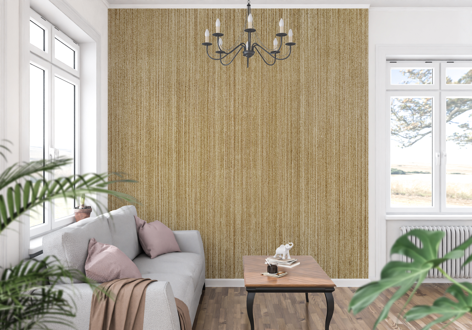 Reconstituted Bamboo Look Wallpaper | Murals Wallpaper