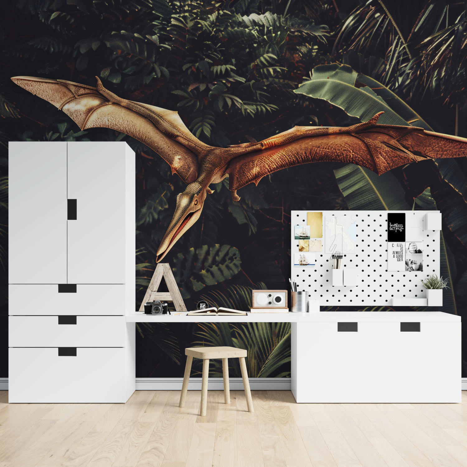 Tropical Pterodactyl Wallpaper | Murals Wallpaper