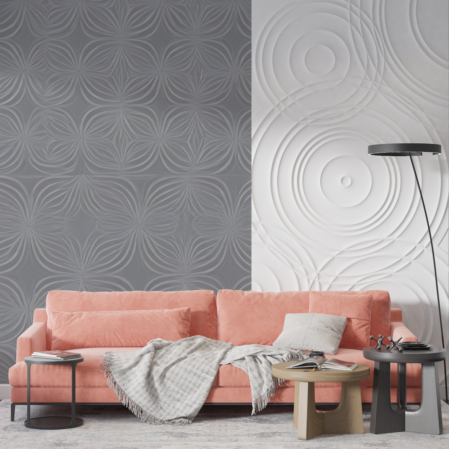 Gray Pattern Wallpaper | Murals Wallpaper