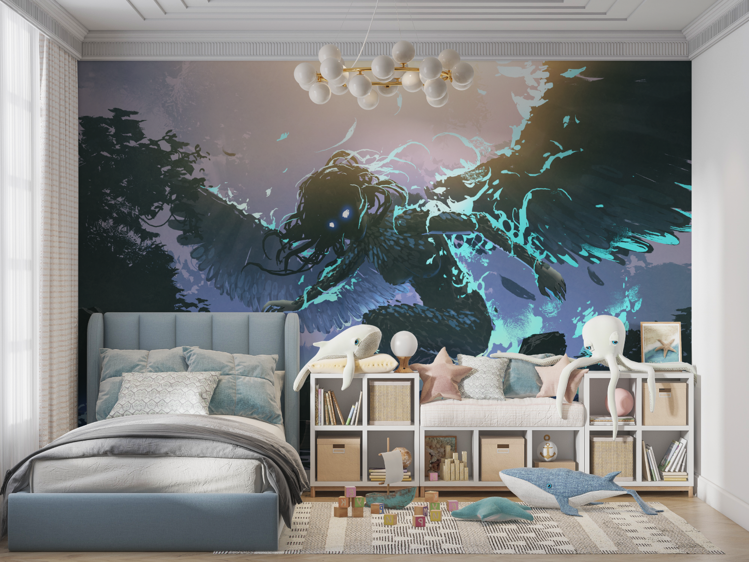 Electric Angel Wallpaper | Murals Wallpaper