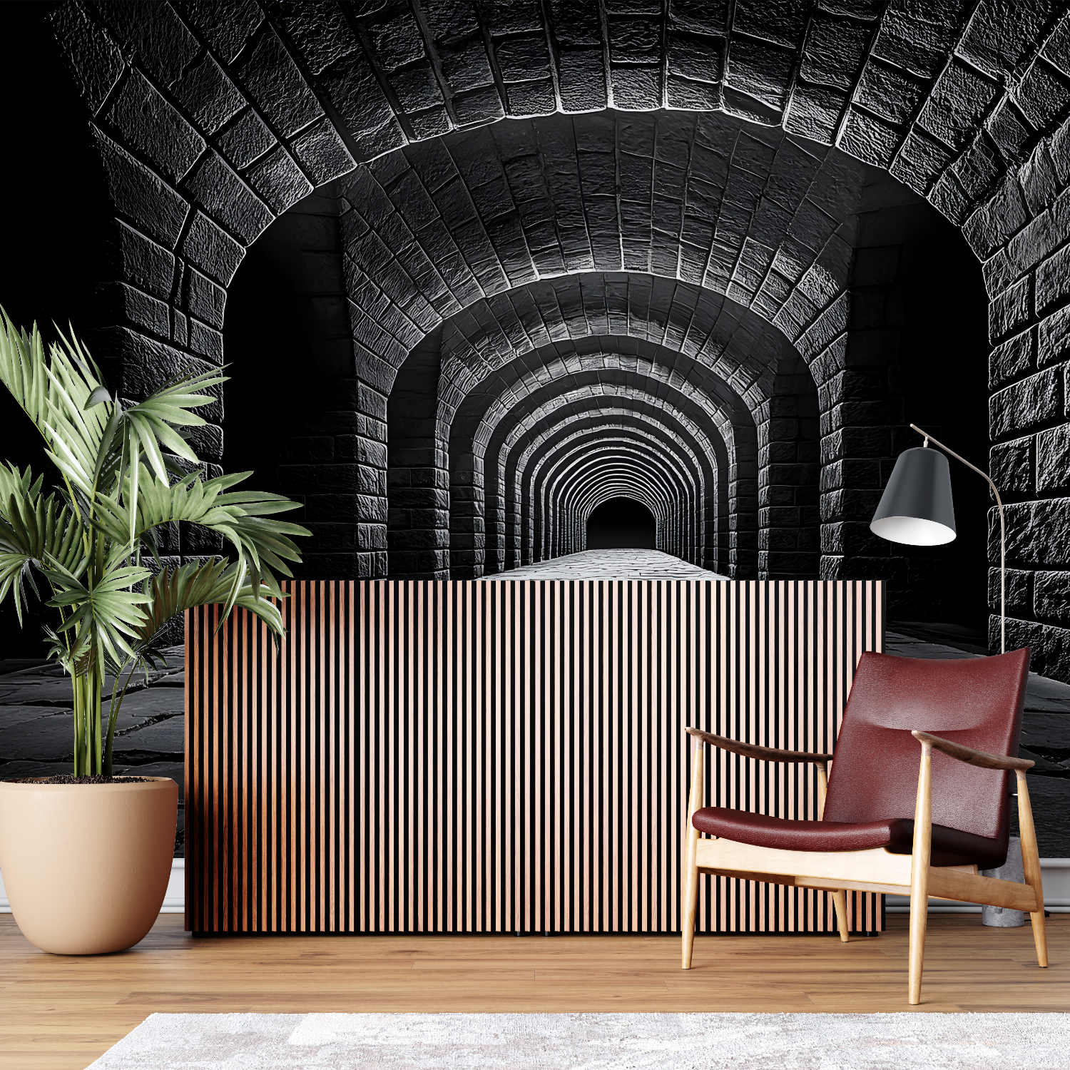 3D Wall Mural Corridor | Murals Wallpaper