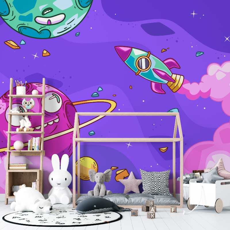 Fun Space Wallpaper | Murals Wallpaper
