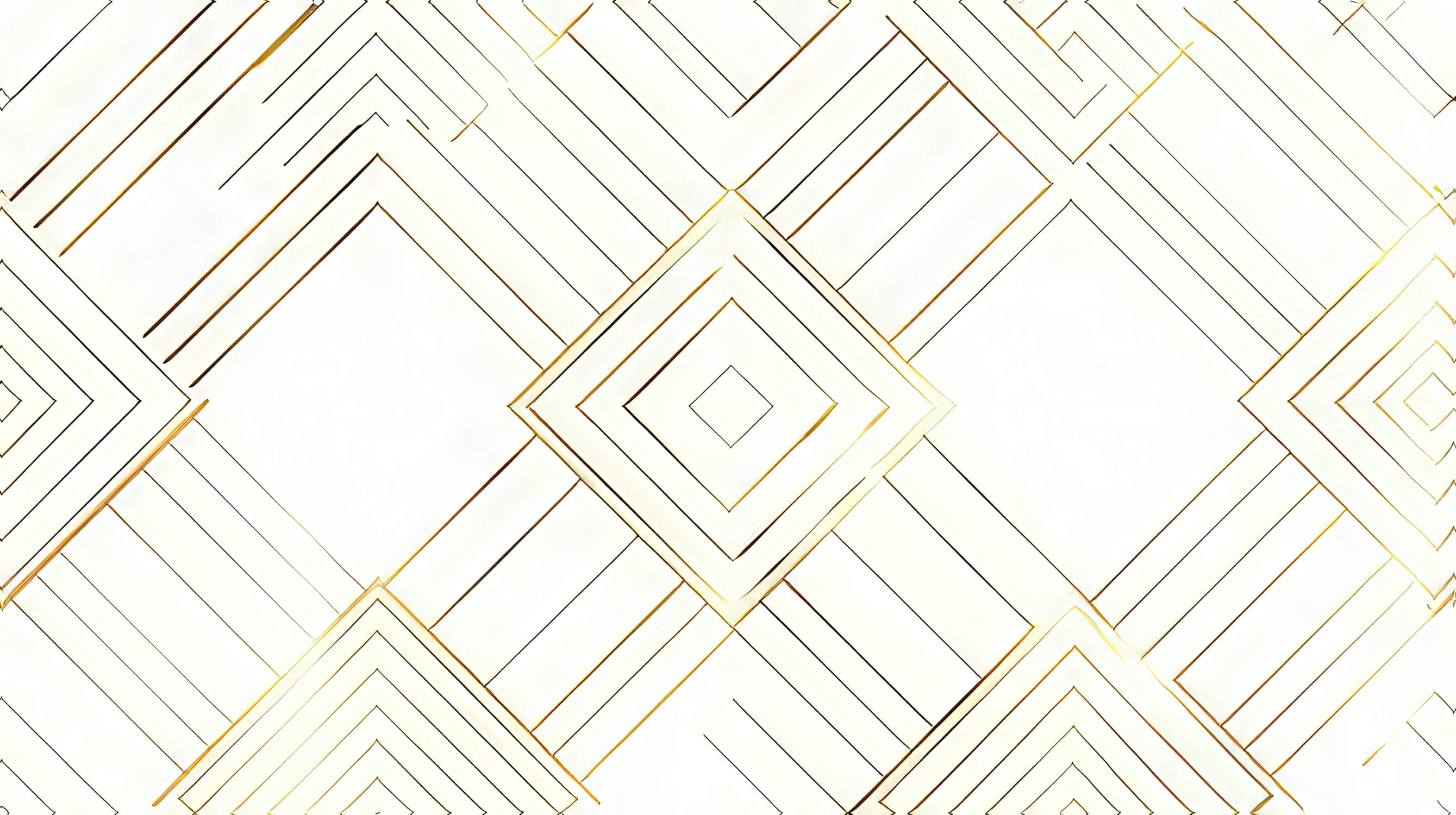 Gold and White Patterned Wallpaper | Murals Wallpaper