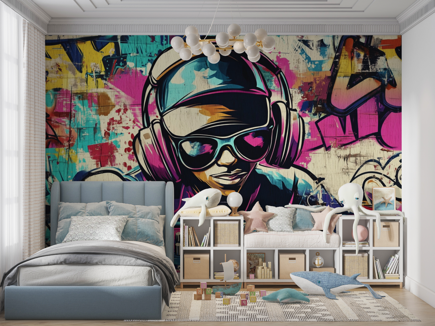 Hip-Hop Theme Wallpaper | Murals Wallpaper