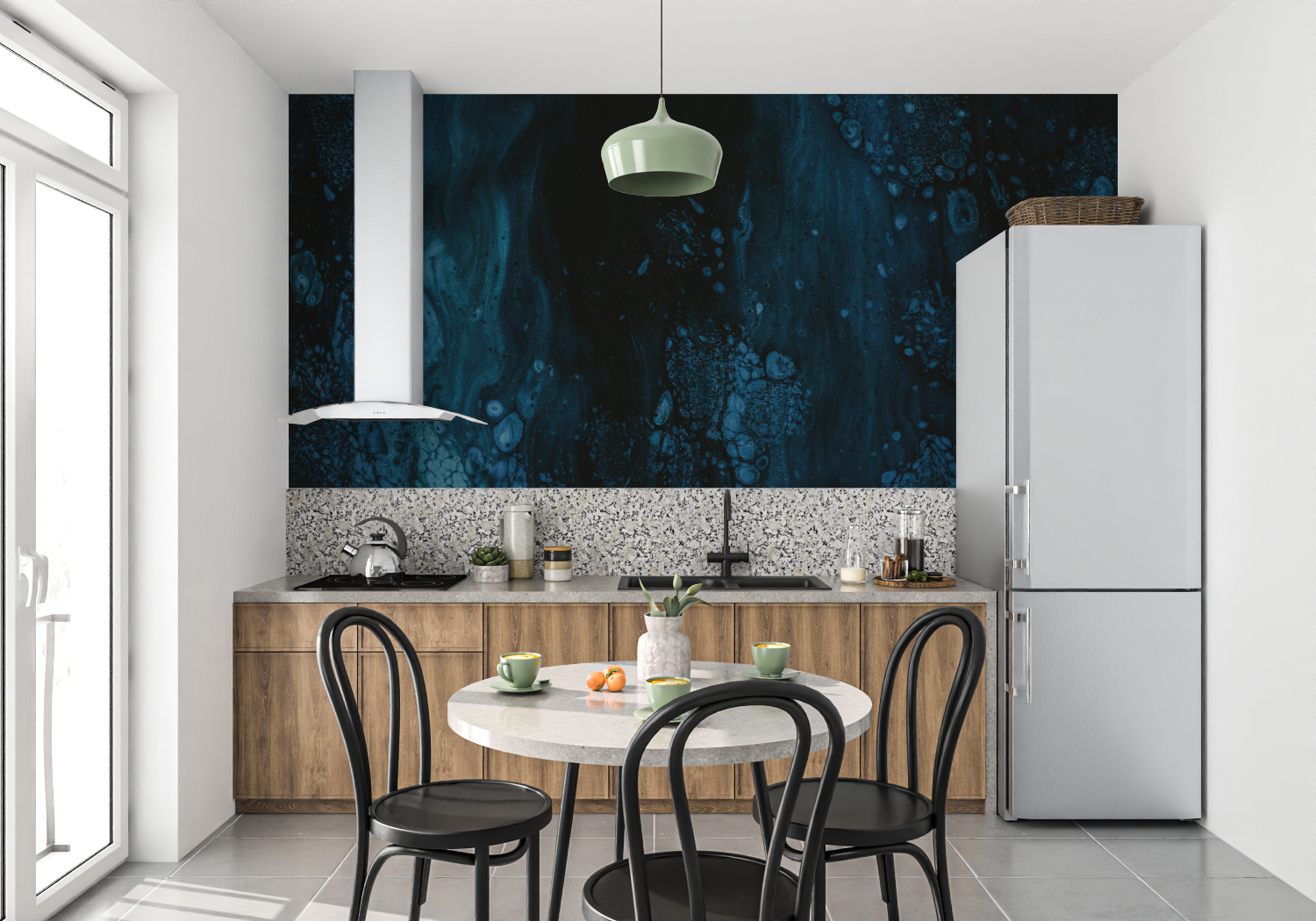 Midnight Blue Wallpaper | Murals Wallpaper