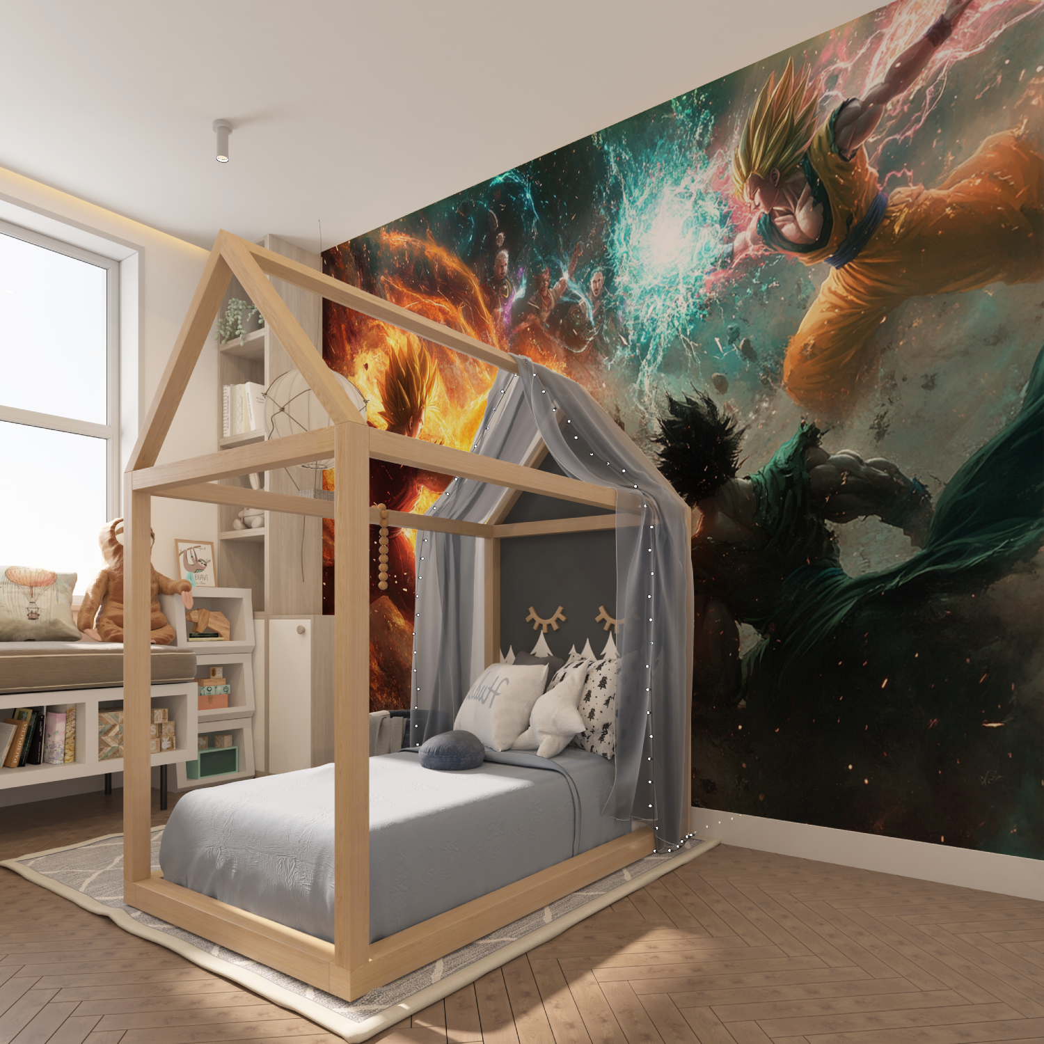 Künstlerische DBZ-Hintergrundbilder | Wandbilder