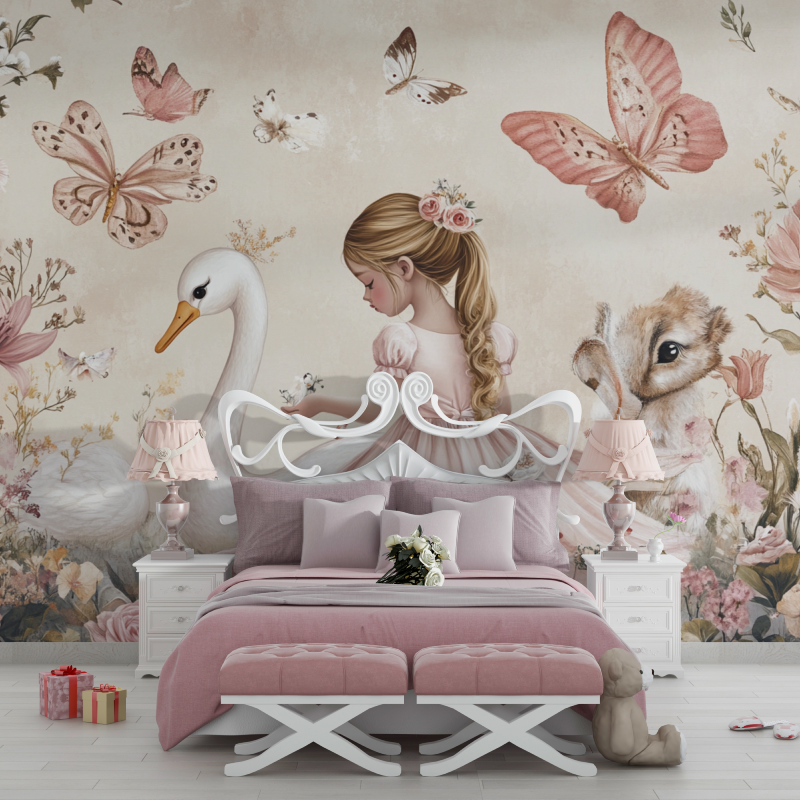 Princess and Her Friends Wallpaper | Murals Wallpaper