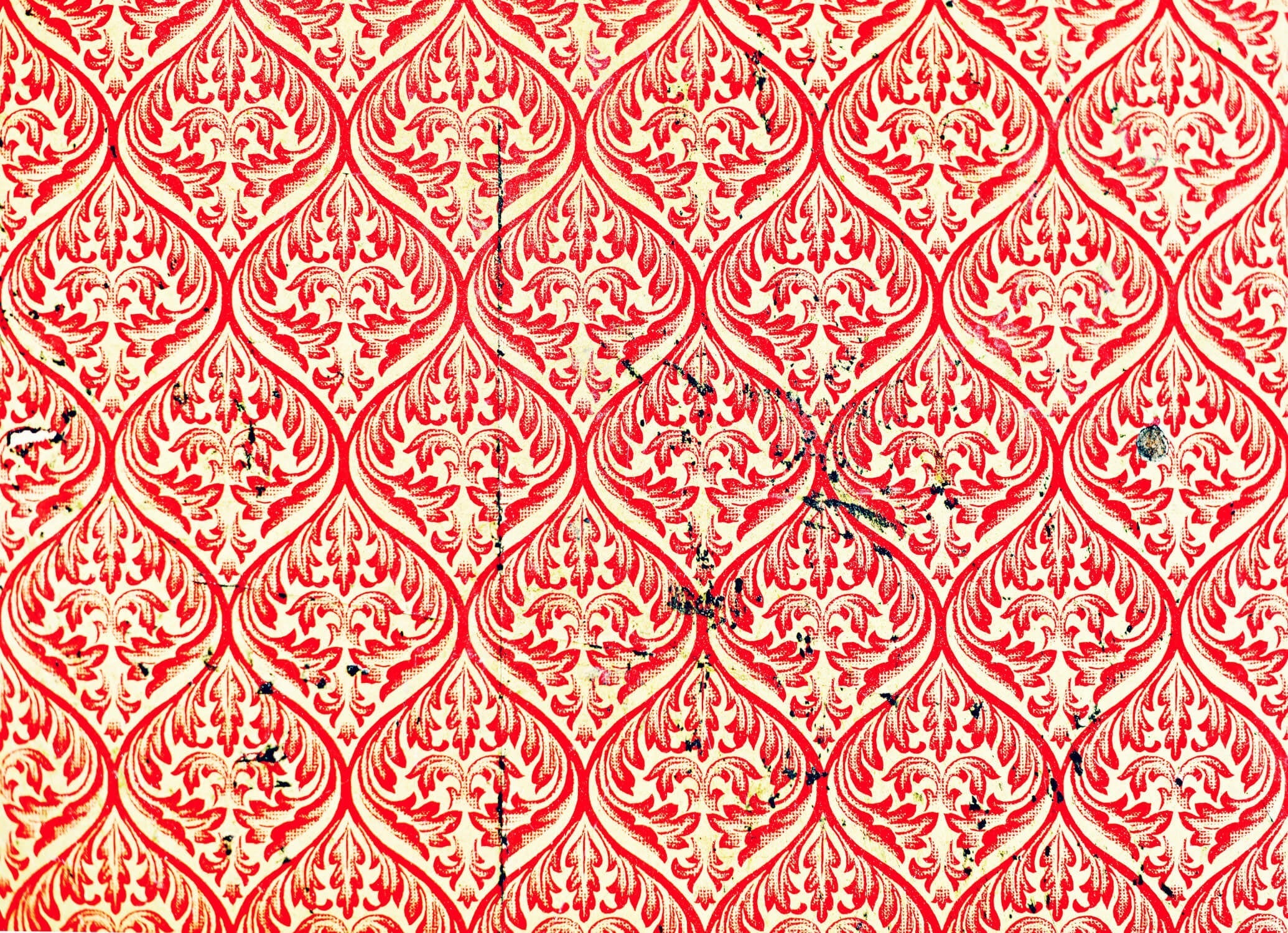Red Used Baroque Wallpaper | Murals Wallpaper