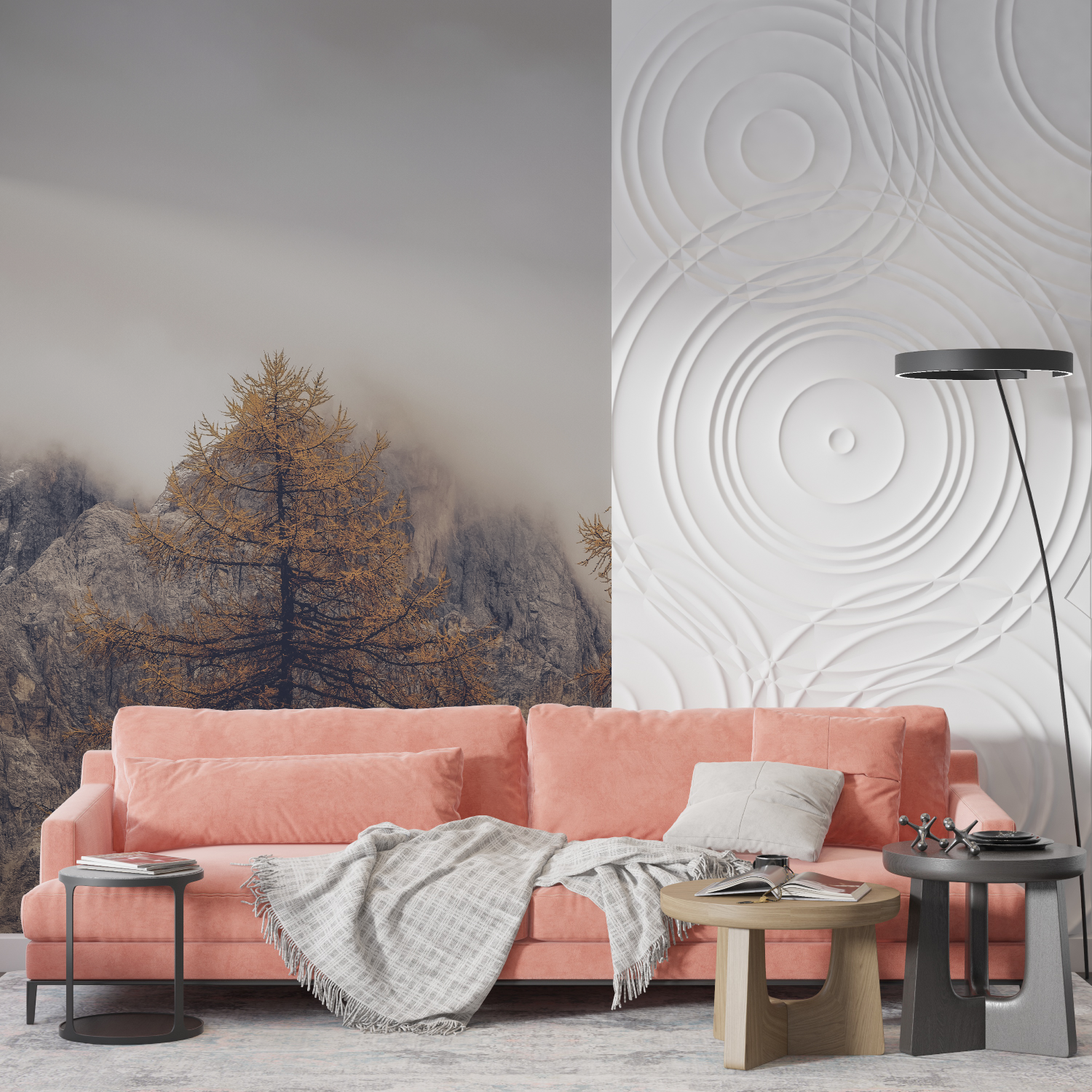 Cocooning Mountains Tapete | Wandbilder Tapete