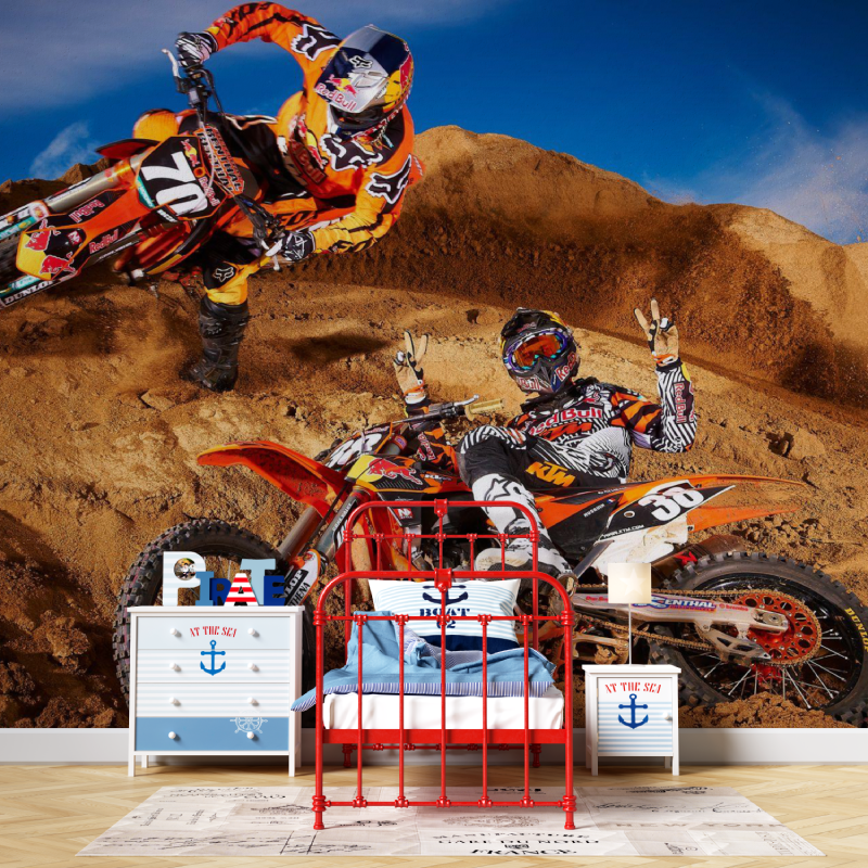 KTM Motorrad-Hintergrundbild | Wandbild