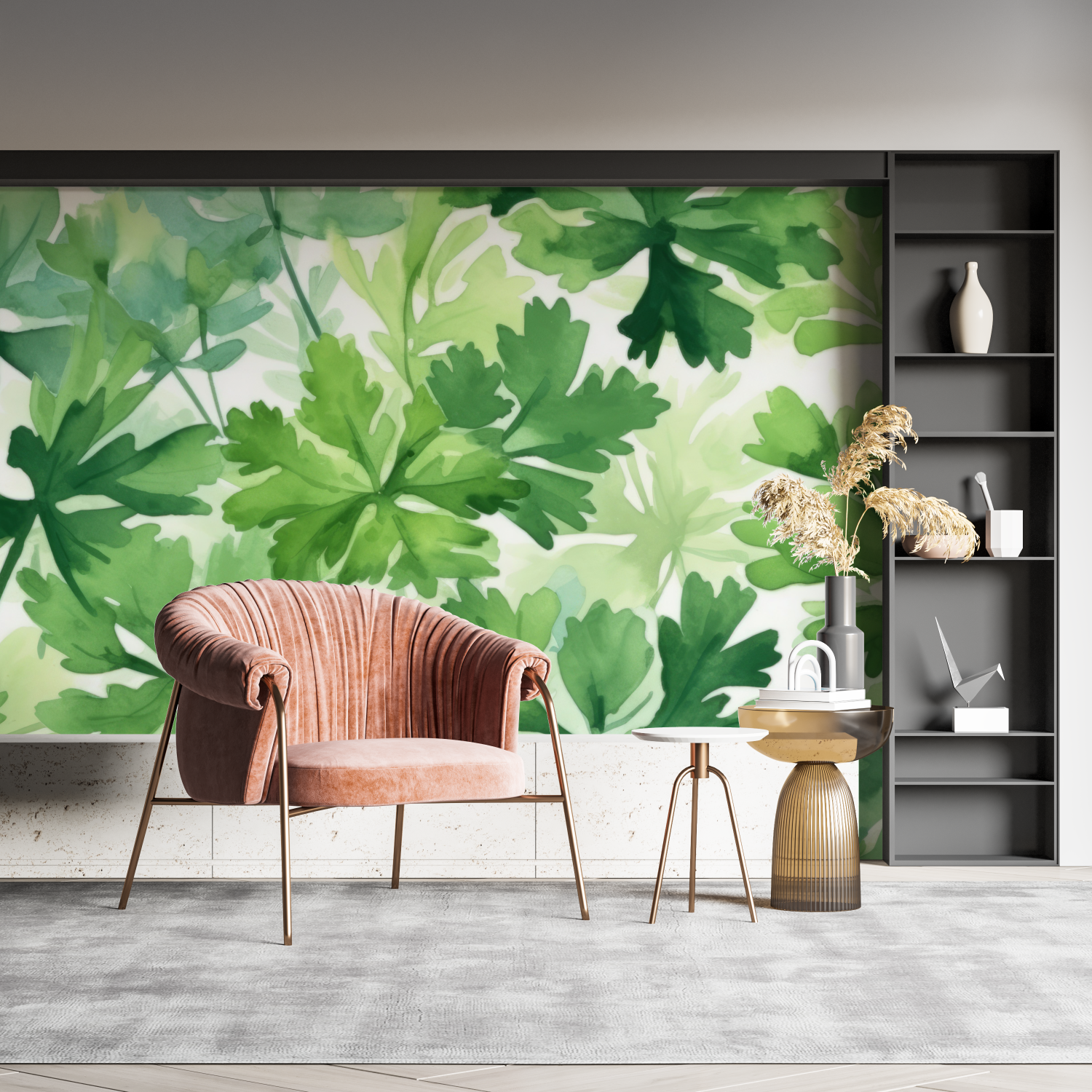 Green Botanical Wallpaper | Murals Wallpaper