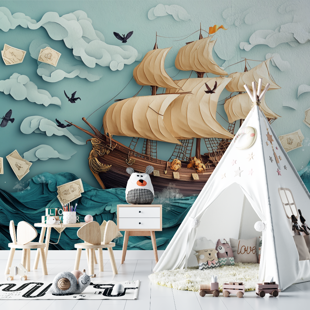 Kids Pirate Wallpaper | Murals Wallpaper