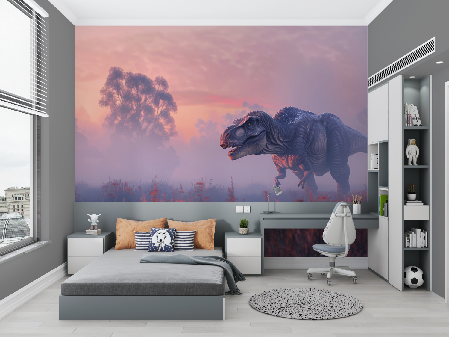 Pastel Dinosaur Wallpaper | Murals Wallpaper