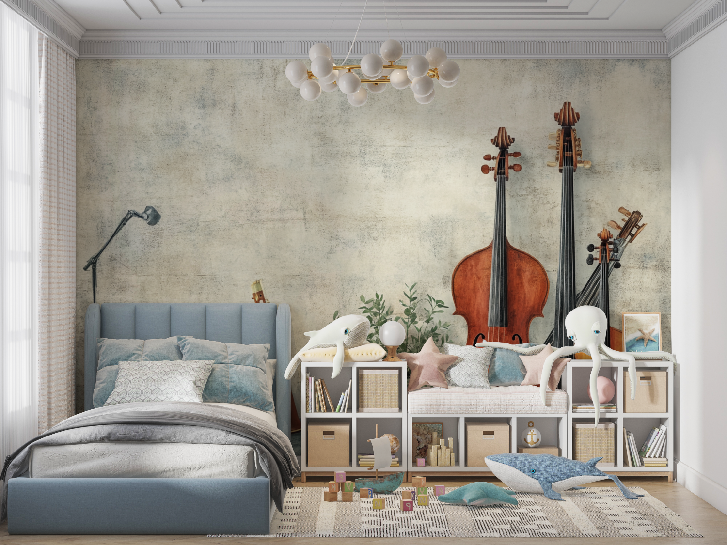 Musician Instrument Wallpaper | Murals Wallpaper