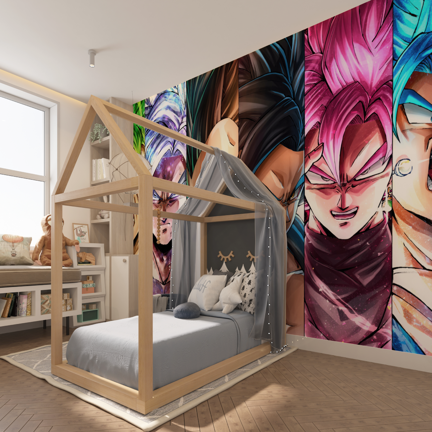 Tapeten Dragon Ball Z Super – Tapisserie Spiderman