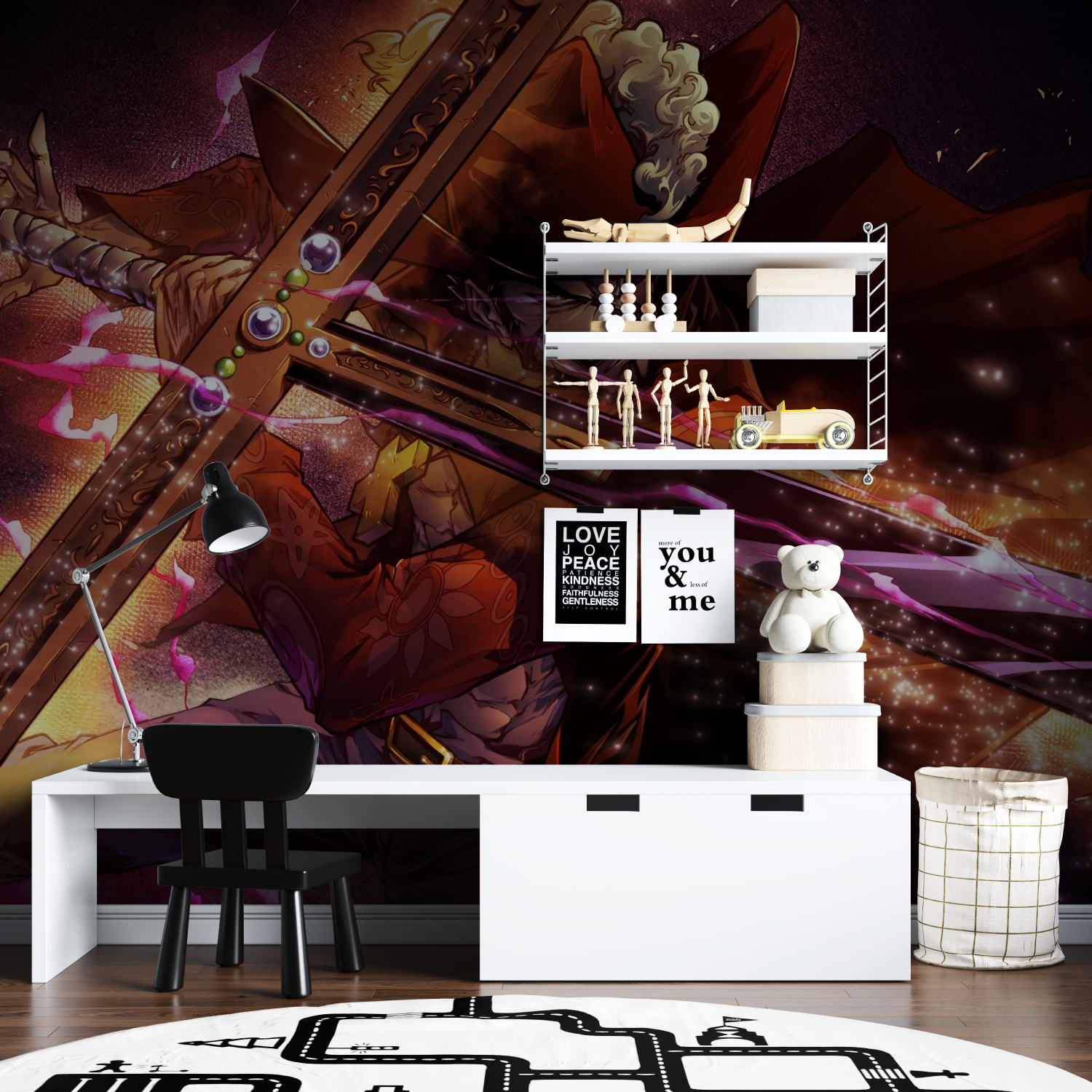 Mihawk-Hintergrundbild | Wandbild-Hintergrundbild