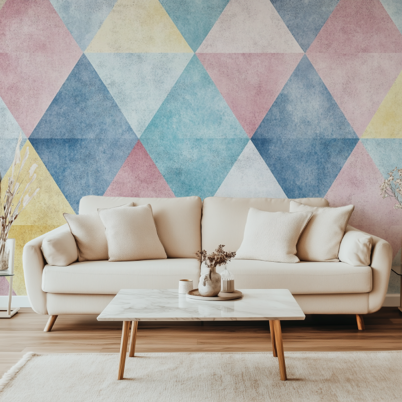 Vintage Triangle Wallpaper | Murals Wallpaper