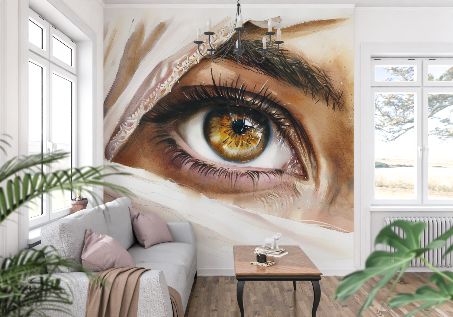 Augen-Tapete | Wandbild-Tapete