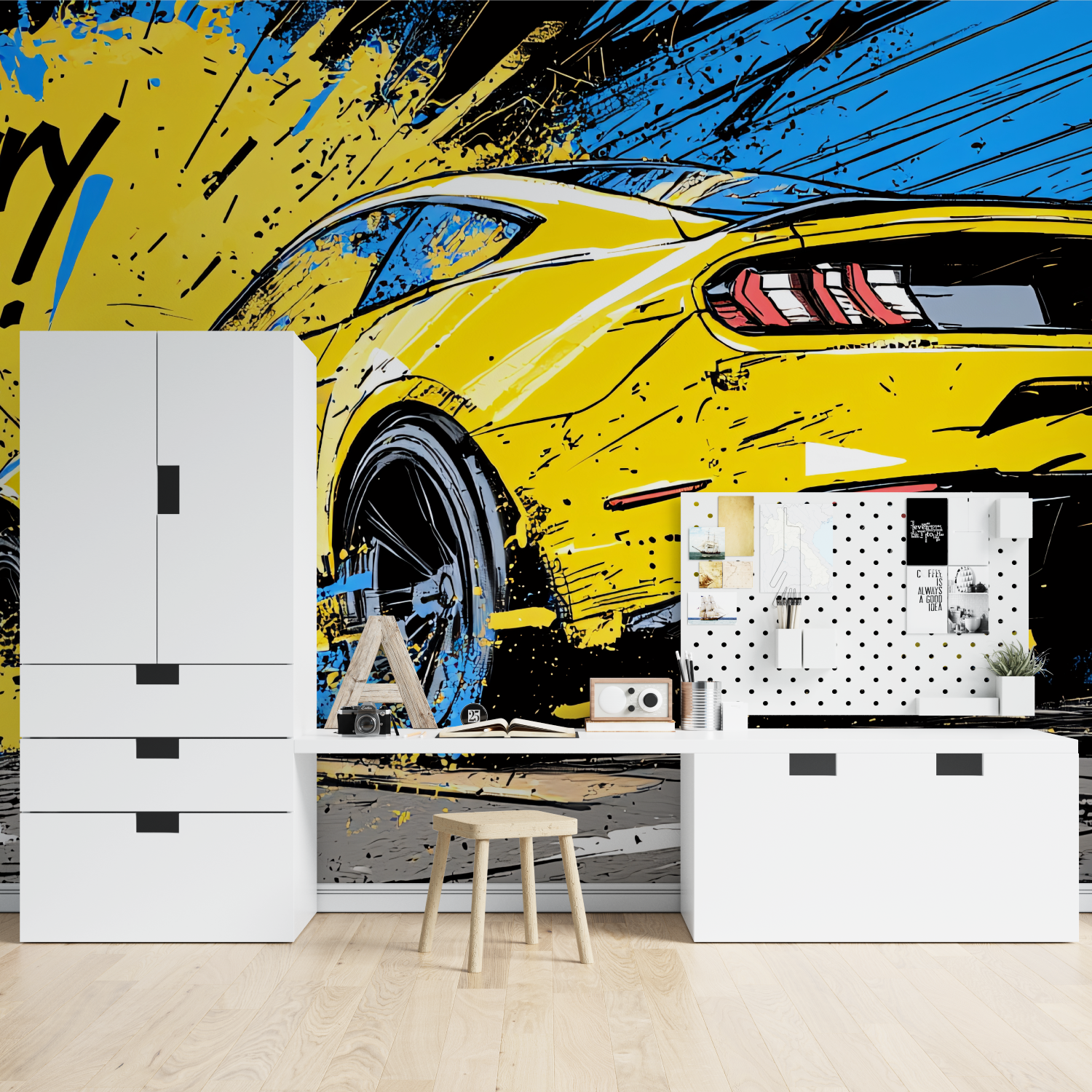 Teen Car Graffiti Wallpaper | Murals Wallpaper