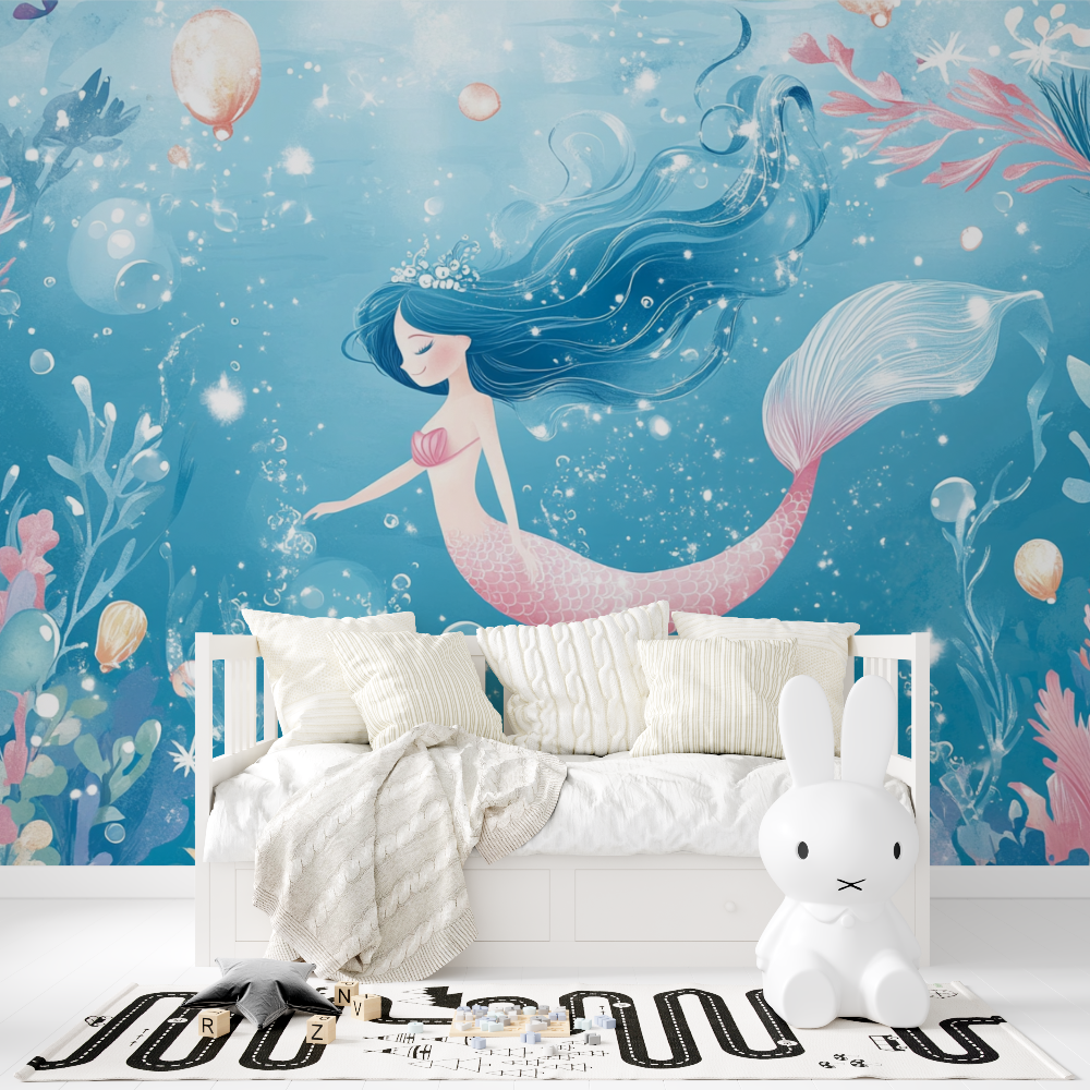 Princess Mermaid Wallpaper | Murals Wallpaper