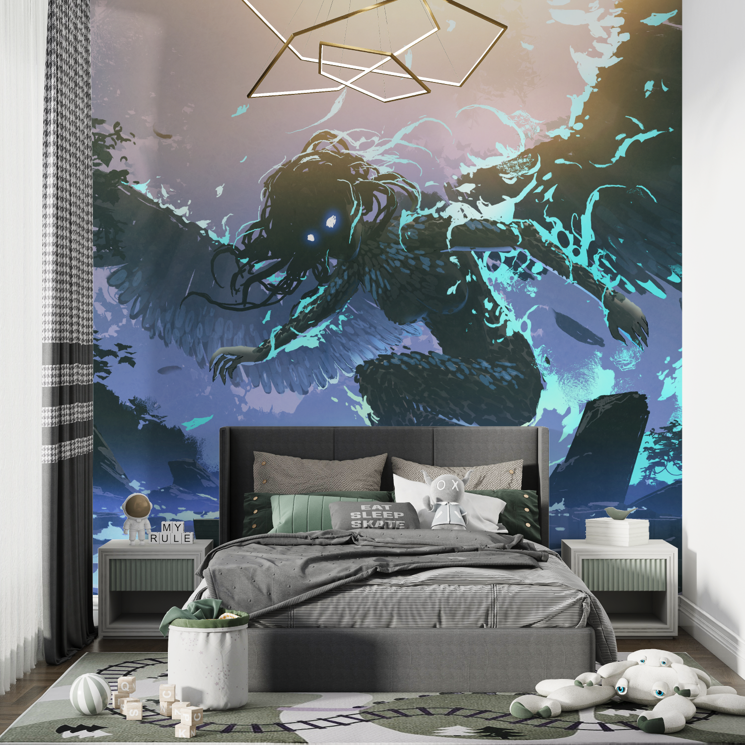 Electric Angel Wallpaper | Murals Wallpaper