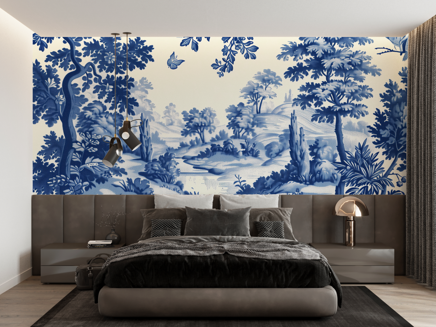 Bohemian Toile de Jouy Wallpaper | Murals Wallpaper