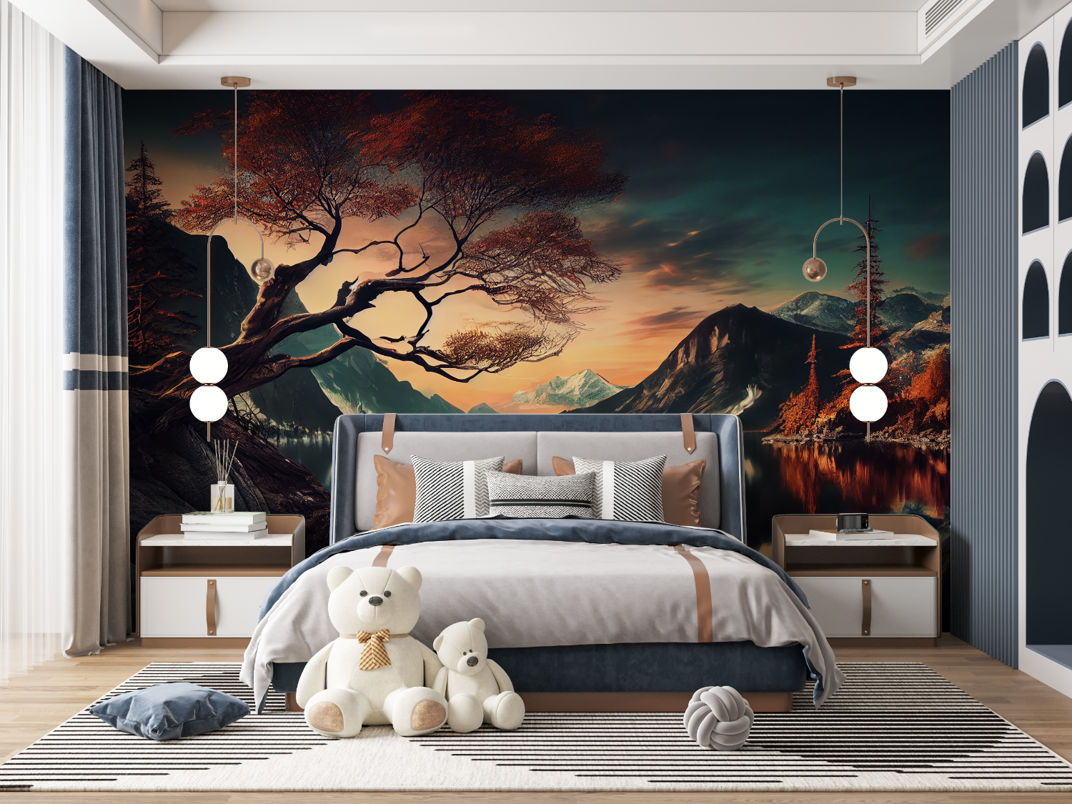 Japanese Zen Lake Wallpaper | Murals Wallpaper