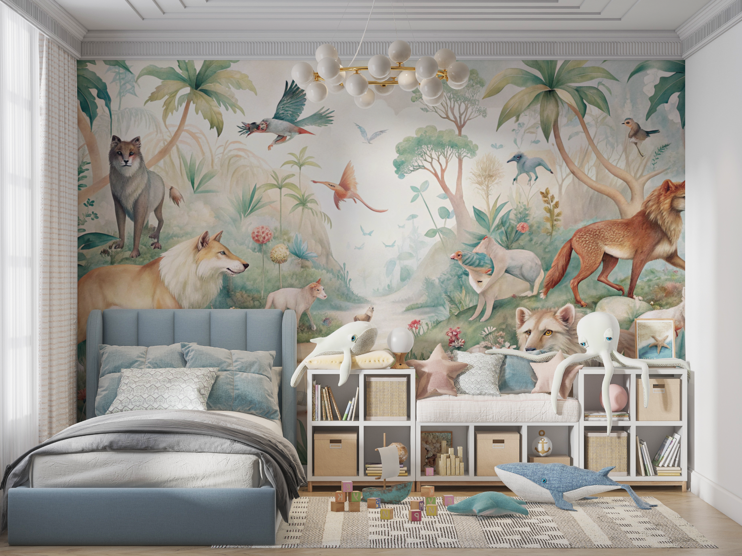 Jungle Nursery Wallpaper | Murals Wallpaper