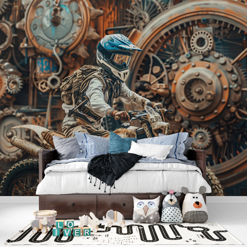 Industrial Motocross Wallpaper | Murals Wallpaper