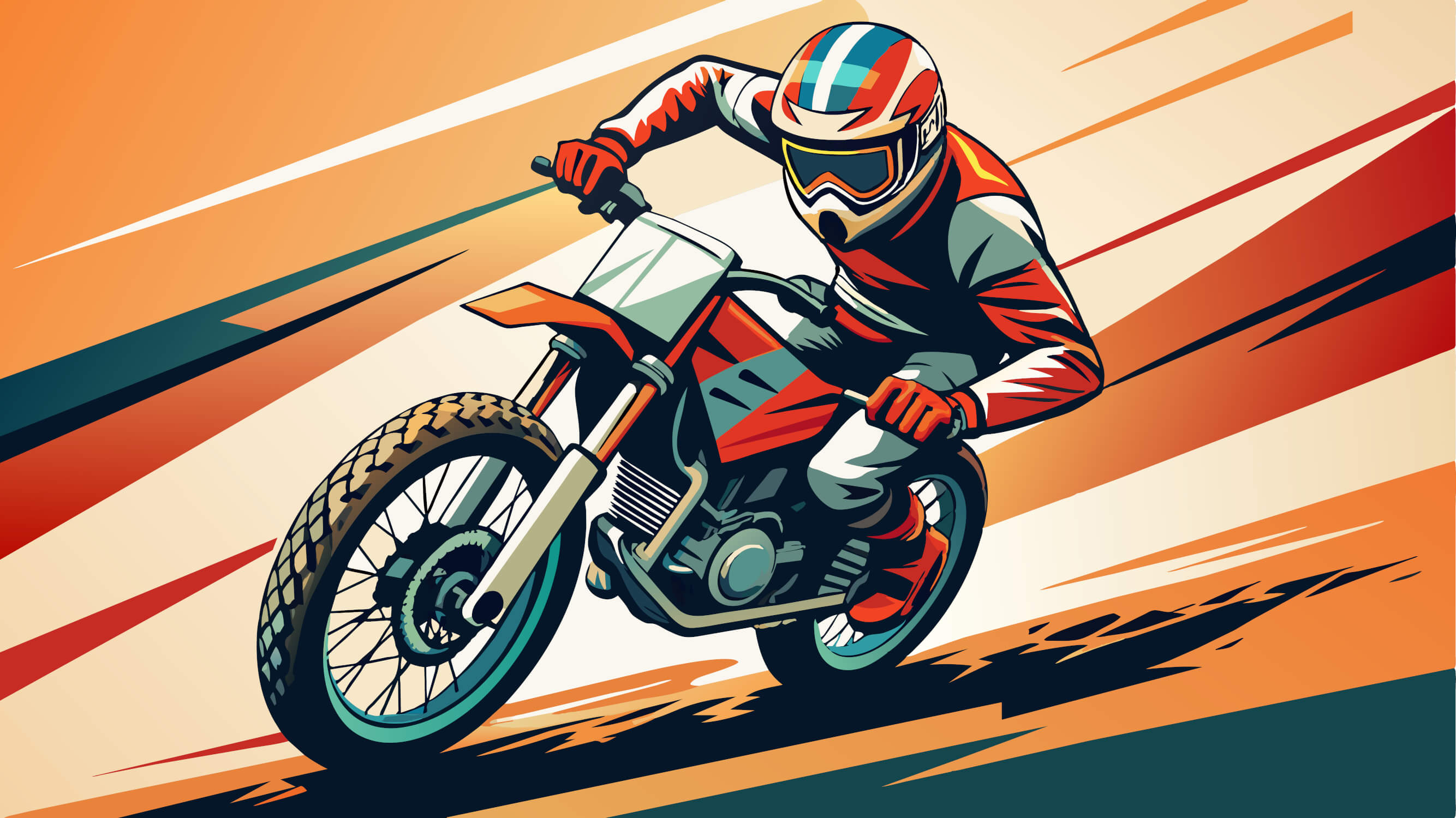 Boy's Motorcycle Wallpaper | Murals Wallpaper