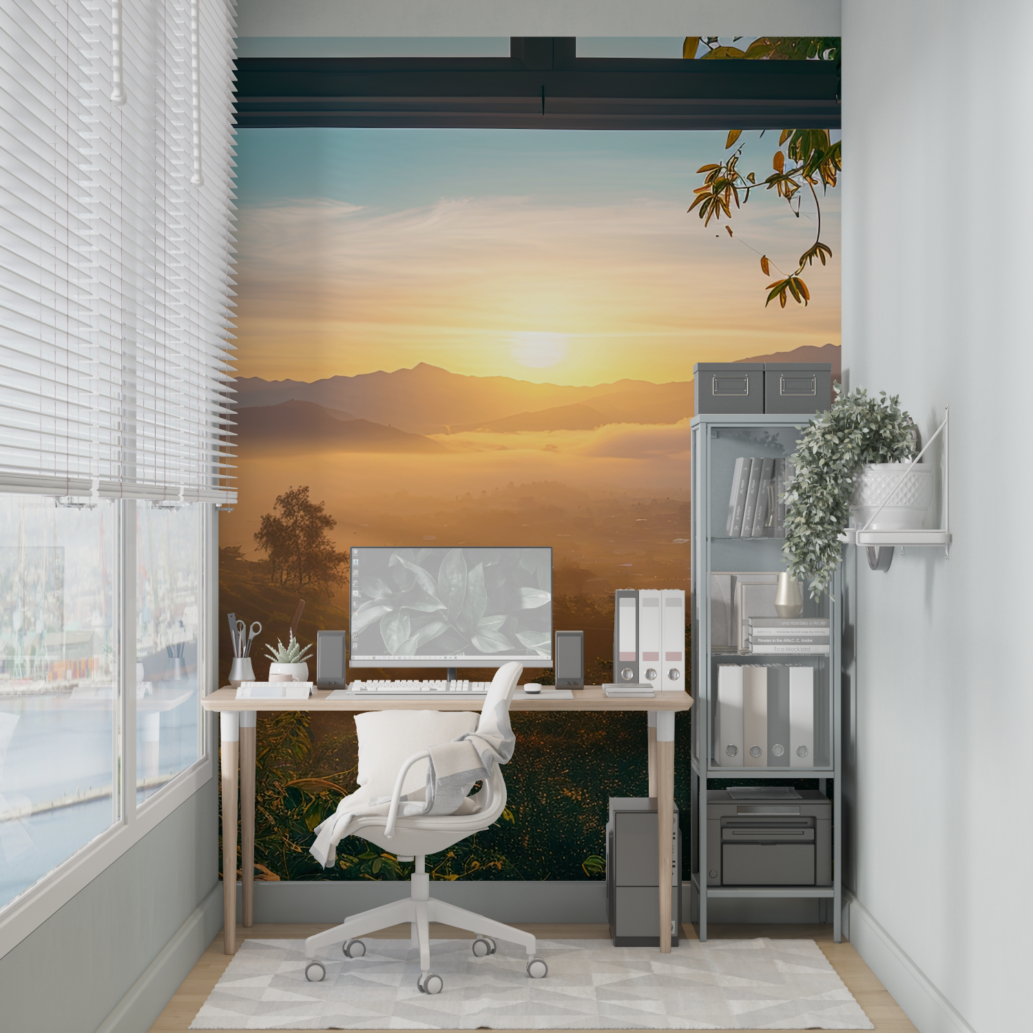 Open Window Trompe L'Oeil Wallpaper | Murals Wallpaper