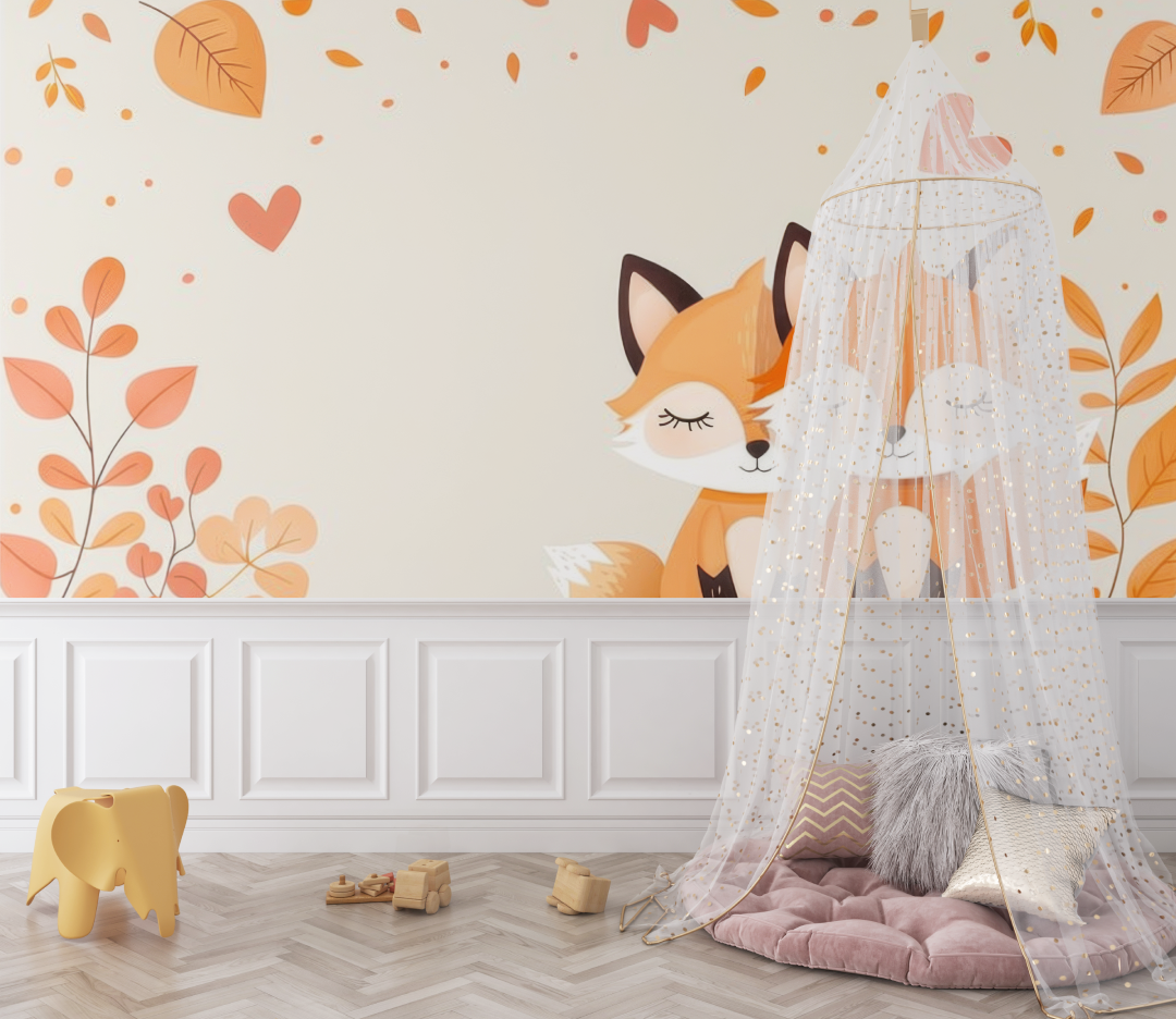 Fox Cartoon Wallpaper | Murals Wallpaper
