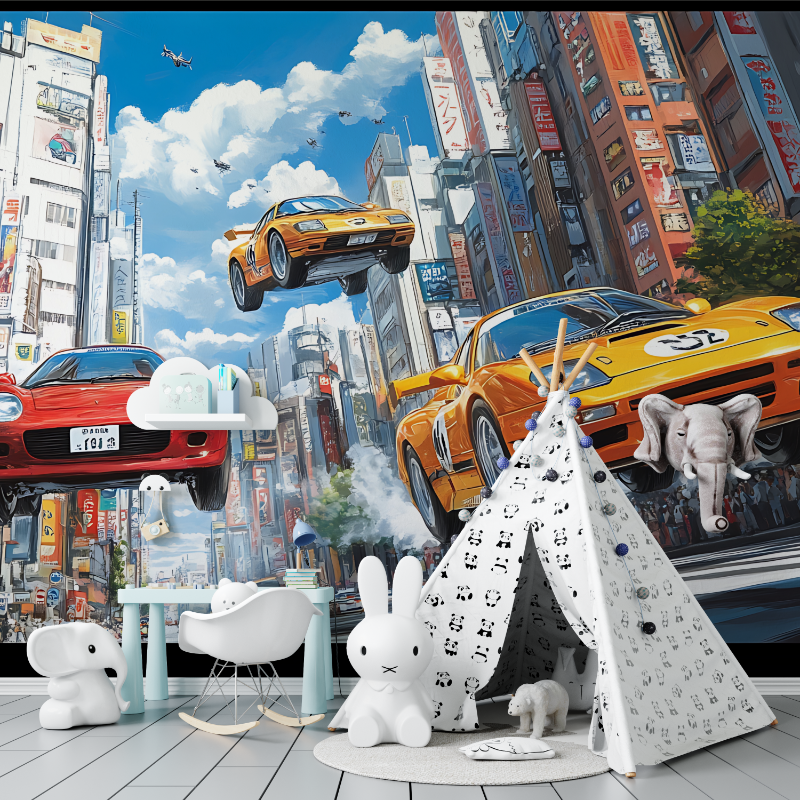 Sportwagen-Tapete | Wandbild-Tapete