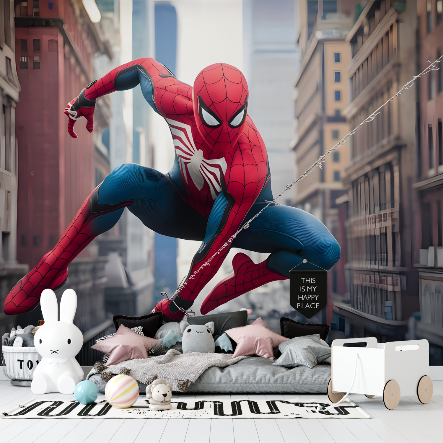 Spiderman-Kindertapete | Wandtapete