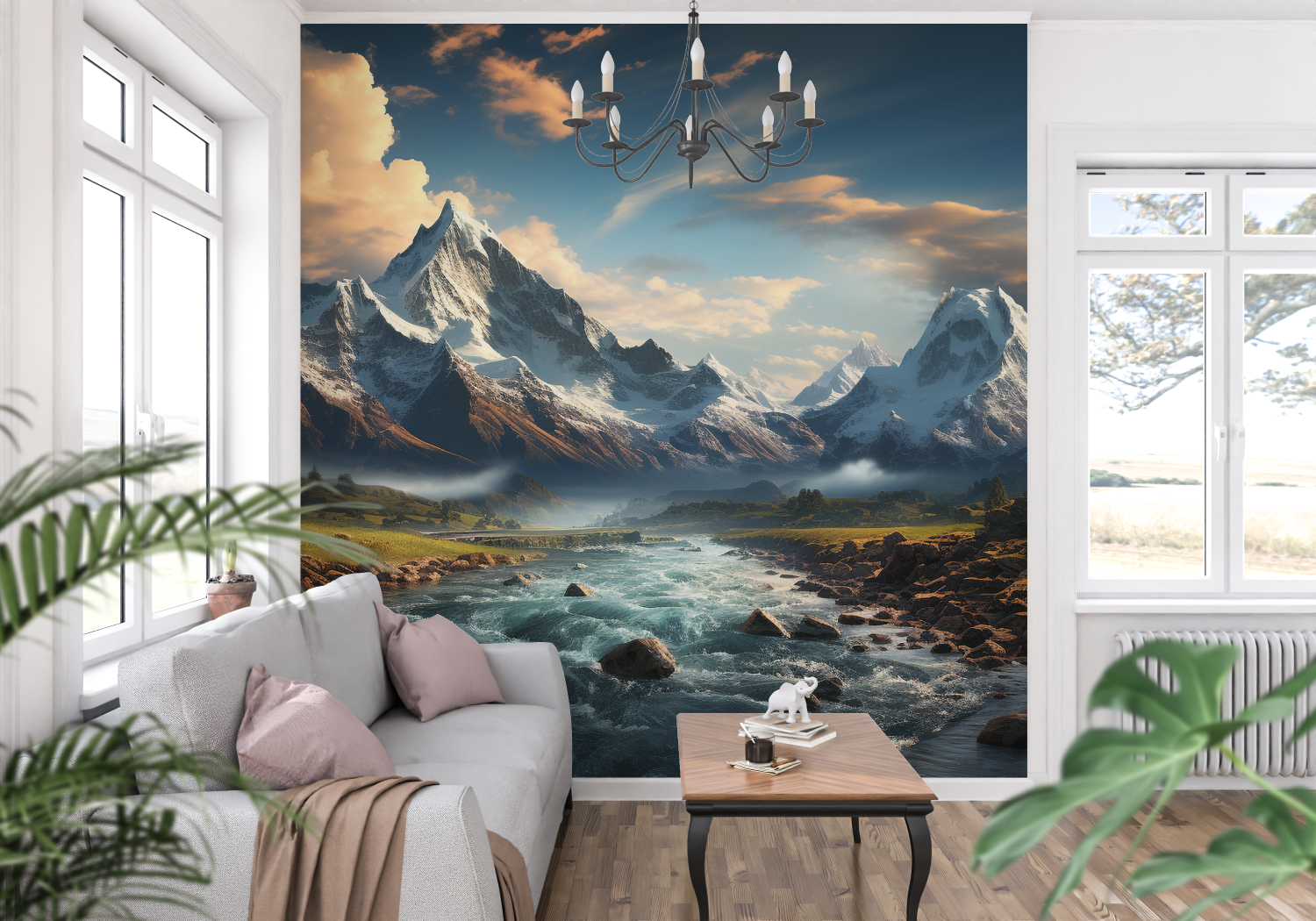Mountain and Nature Scenic Wallpaper | Murals Wallpaper